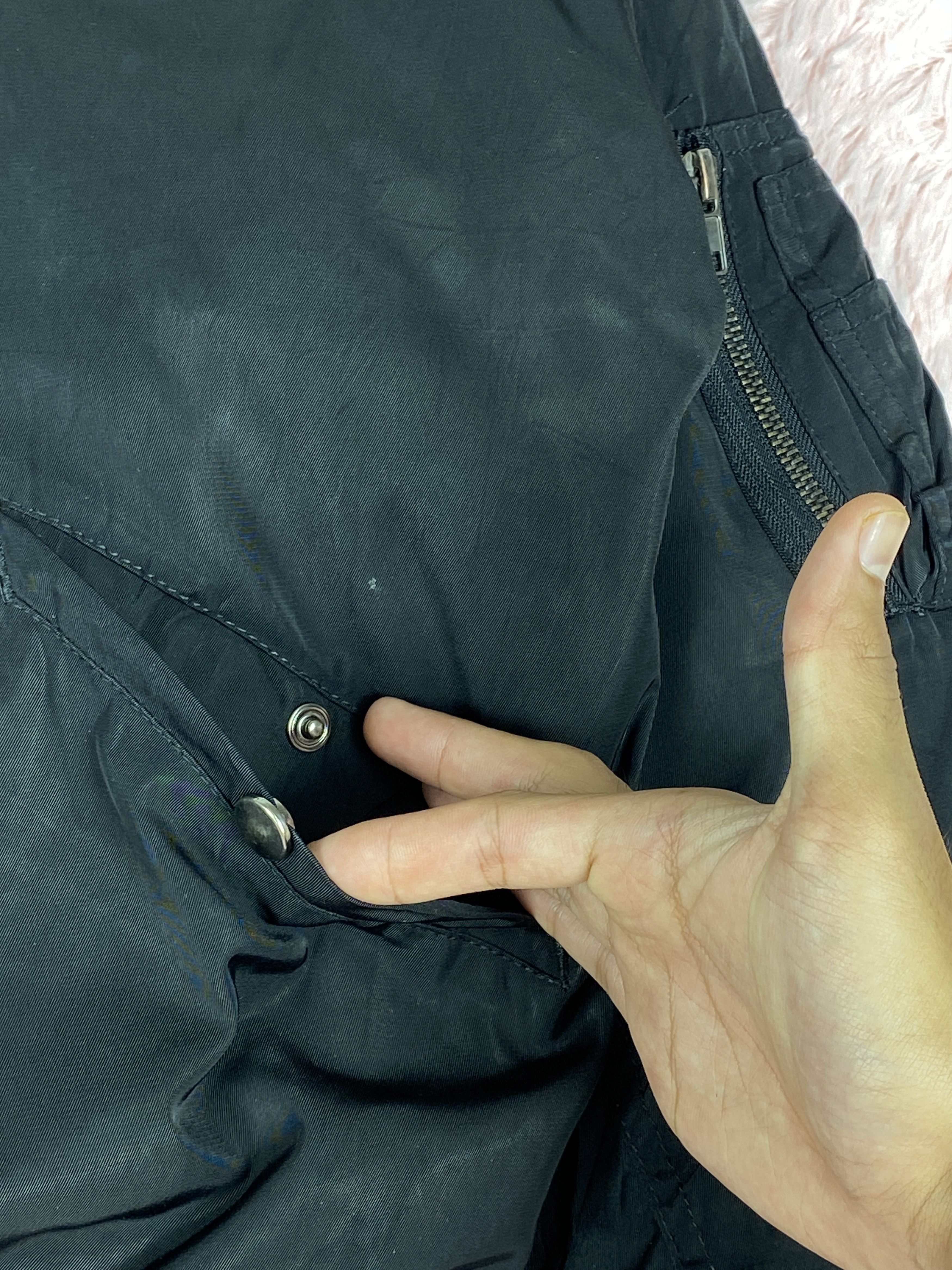 Japanese Brand Vintage Japanese Brand Reversible Bomber Sherpa Jacket J1619 Size US L / EU 52-54 / 3 - 4 Thumbnail