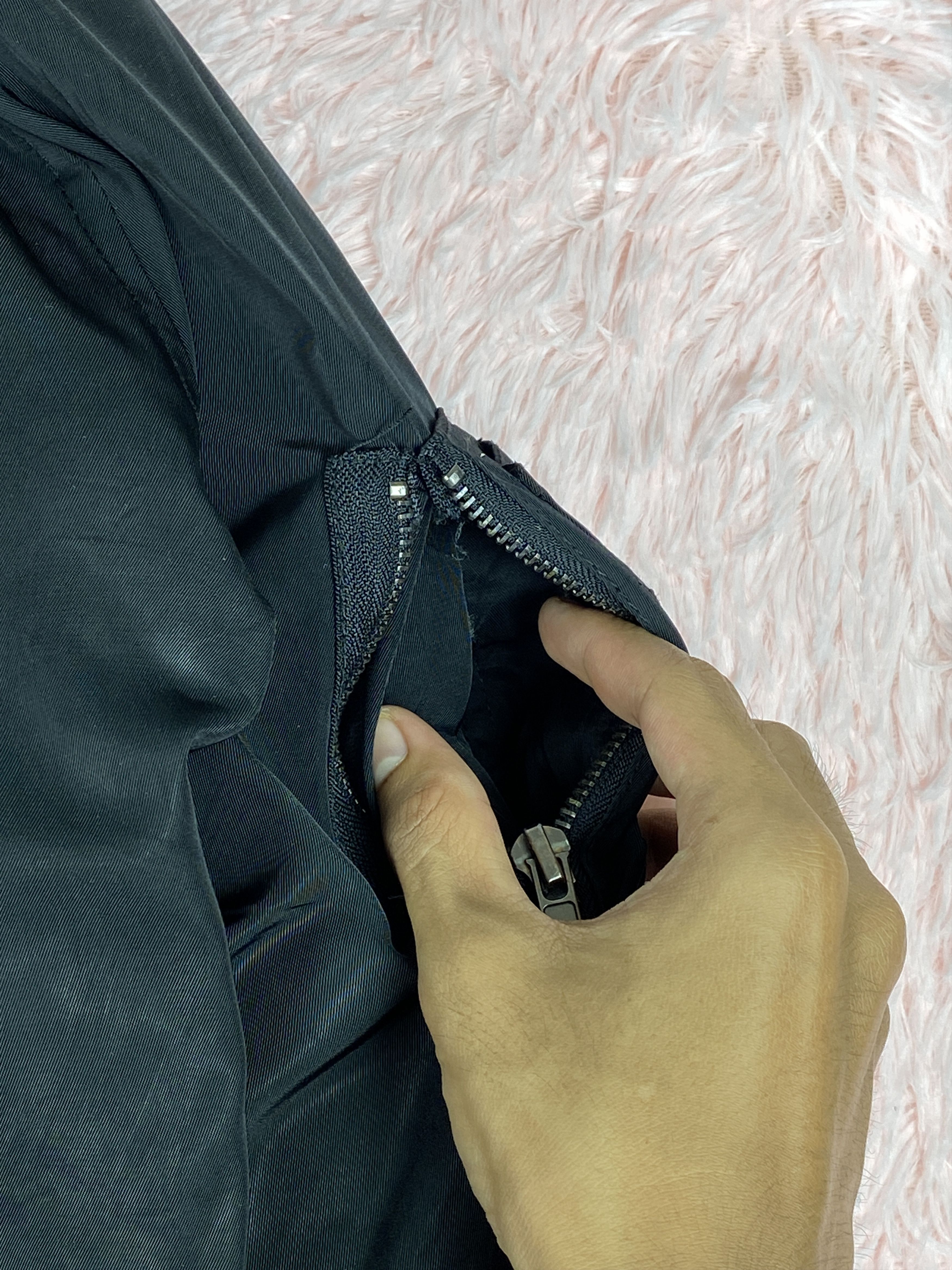 Japanese Brand Vintage Japanese Brand Reversible Bomber Sherpa Jacket J1619 Size US L / EU 52-54 / 3 - 5 Thumbnail