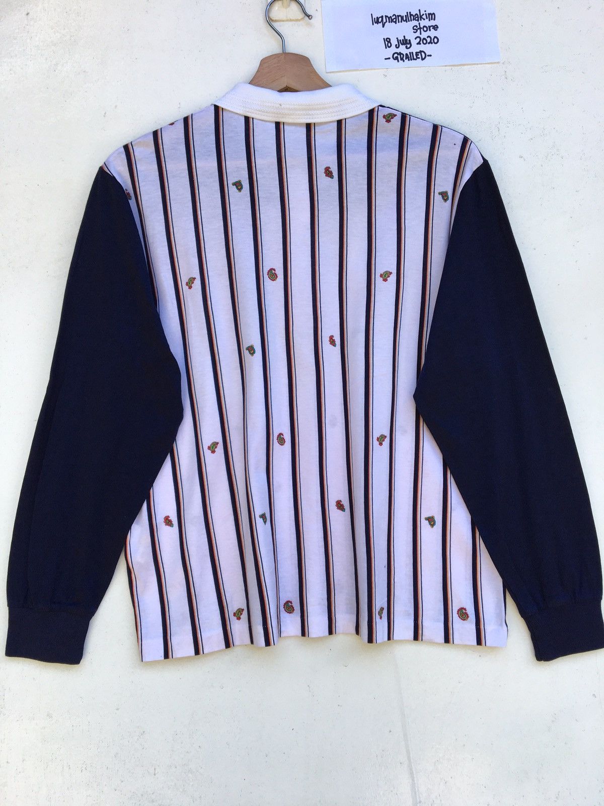 Burberry Vintage 90s Burberry Paisley Long-sleeve Shirt Size US S / EU 44-46 / 1 - 10 Thumbnail