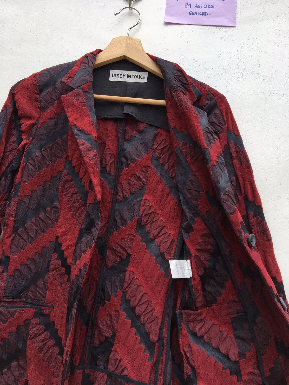Issey Miyake Rare Issey Miyake Textured Blazer/ Jacket Size XS / US 0-2 / IT 36-38 - 13 Thumbnail