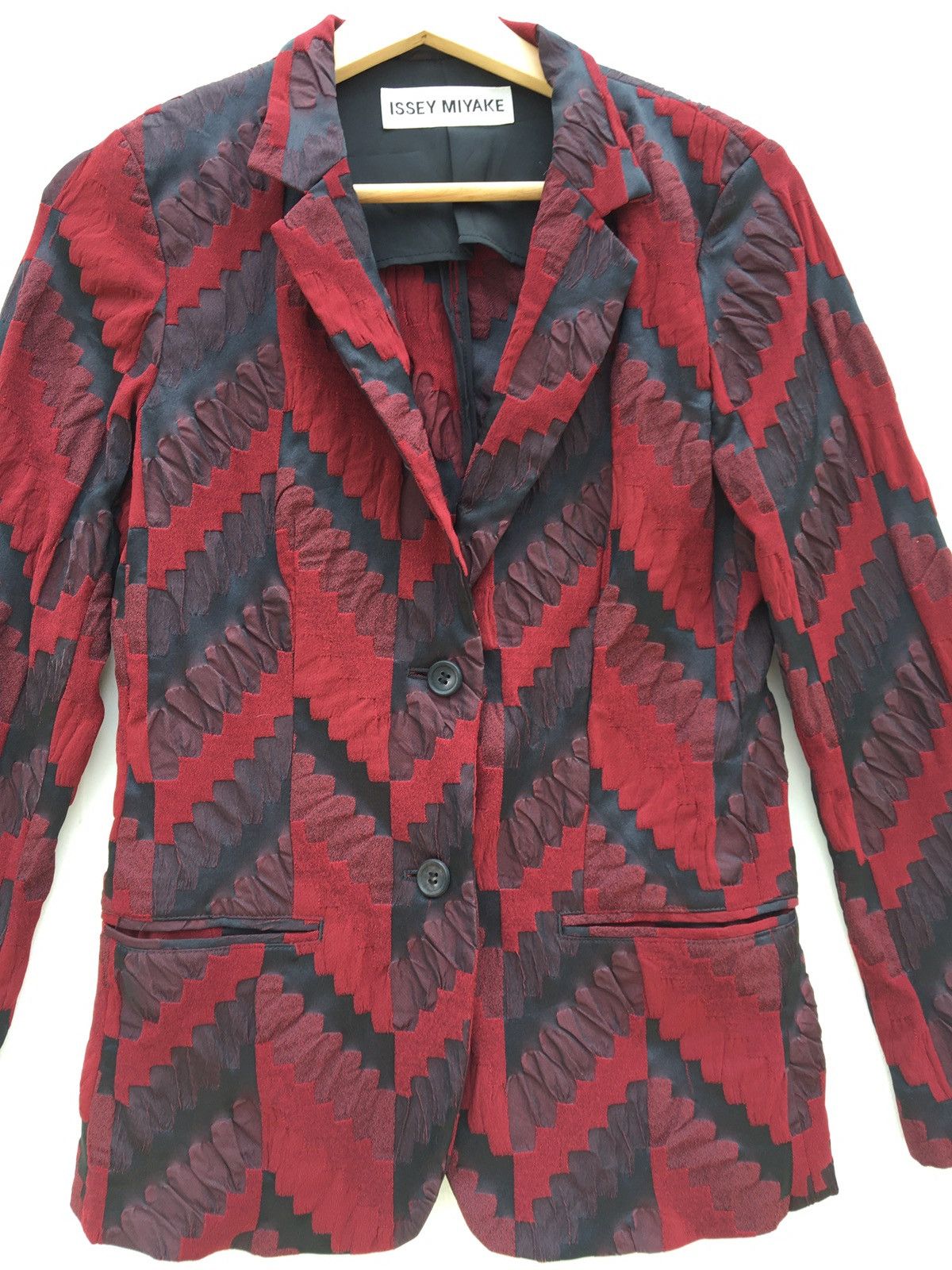 Issey Miyake Rare Issey Miyake Textured Blazer/ Jacket Size XS / US 0-2 / IT 36-38 - 7 Thumbnail