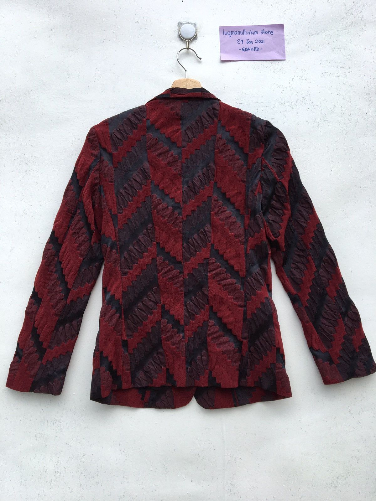 Issey Miyake Rare Issey Miyake Textured Blazer/ Jacket Size XS / US 0-2 / IT 36-38 - 14 Thumbnail