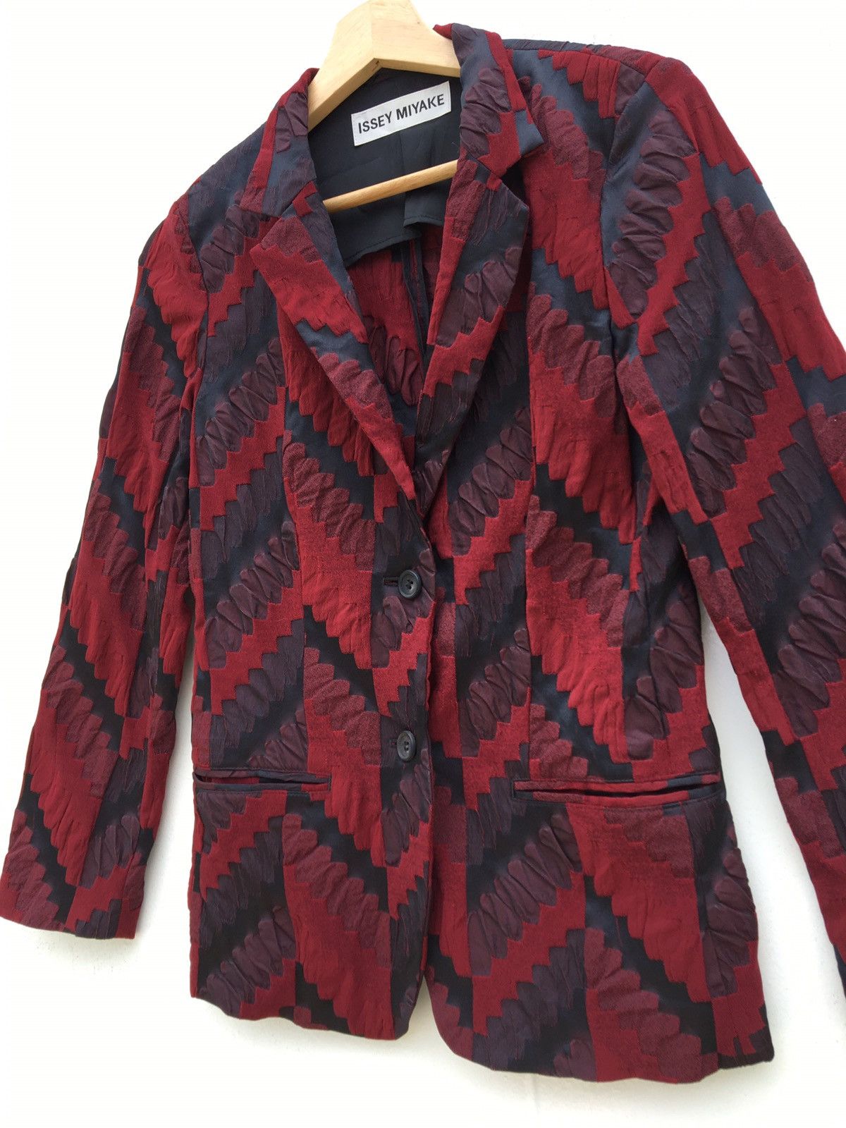 Issey Miyake Rare Issey Miyake Textured Blazer/ Jacket Size XS / US 0-2 / IT 36-38 - 6 Thumbnail