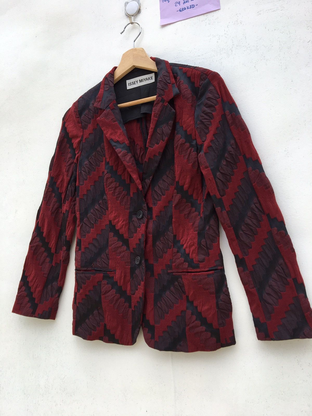 Issey Miyake Rare Issey Miyake Textured Blazer/ Jacket Size XS / US 0-2 / IT 36-38 - 3 Thumbnail