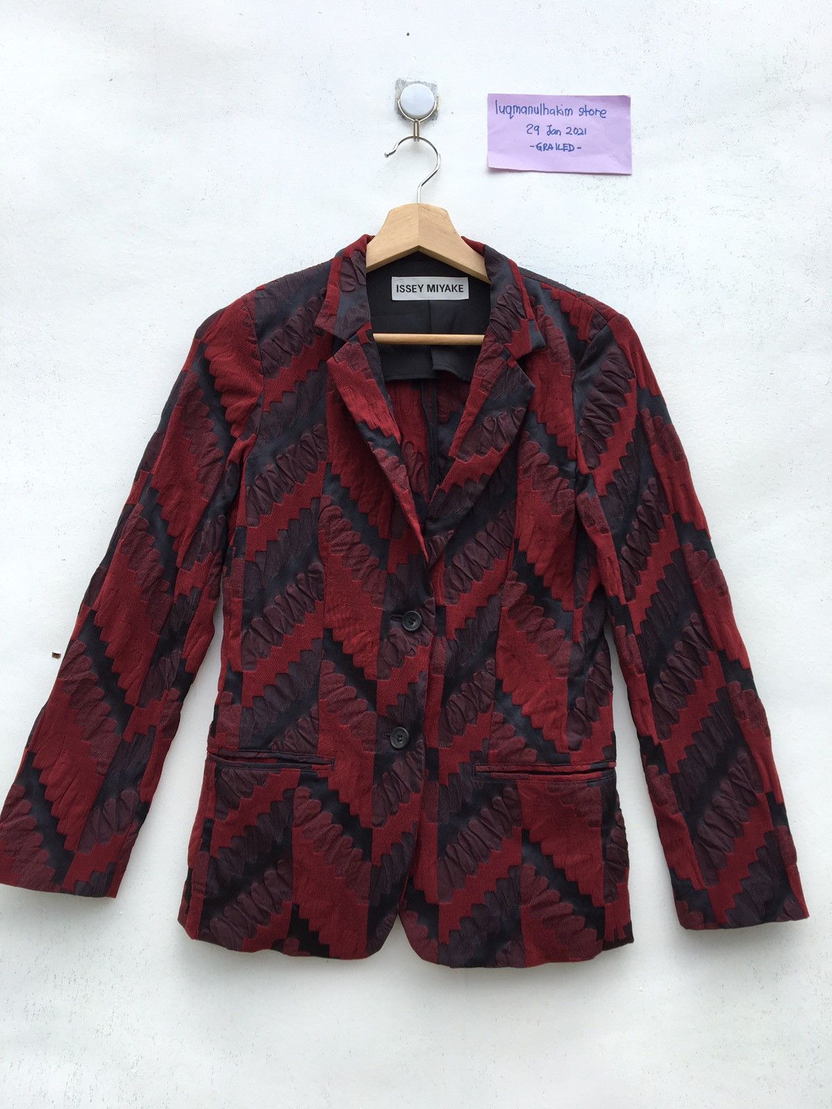 Issey Miyake Rare Issey Miyake Textured Blazer/ Jacket Size XS / US 0-2 / IT 36-38 - 9 Thumbnail