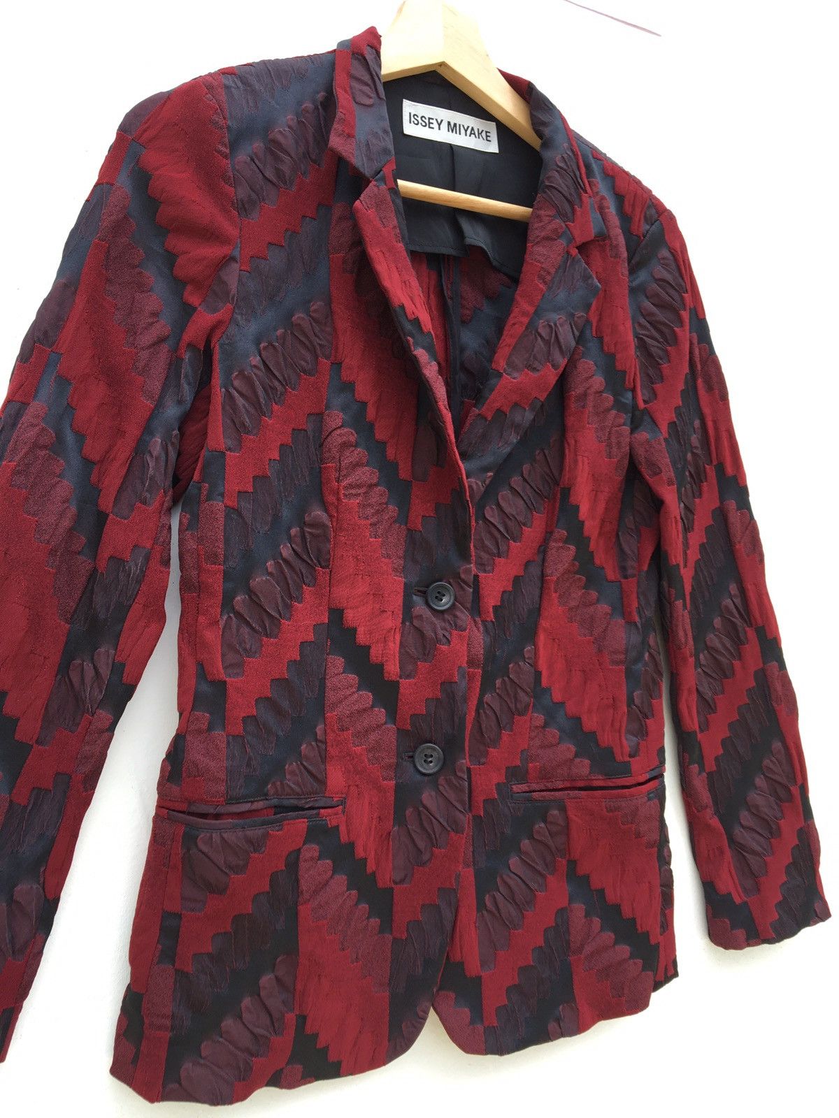 Issey Miyake Rare Issey Miyake Textured Blazer/ Jacket Size XS / US 0-2 / IT 36-38 - 5 Thumbnail