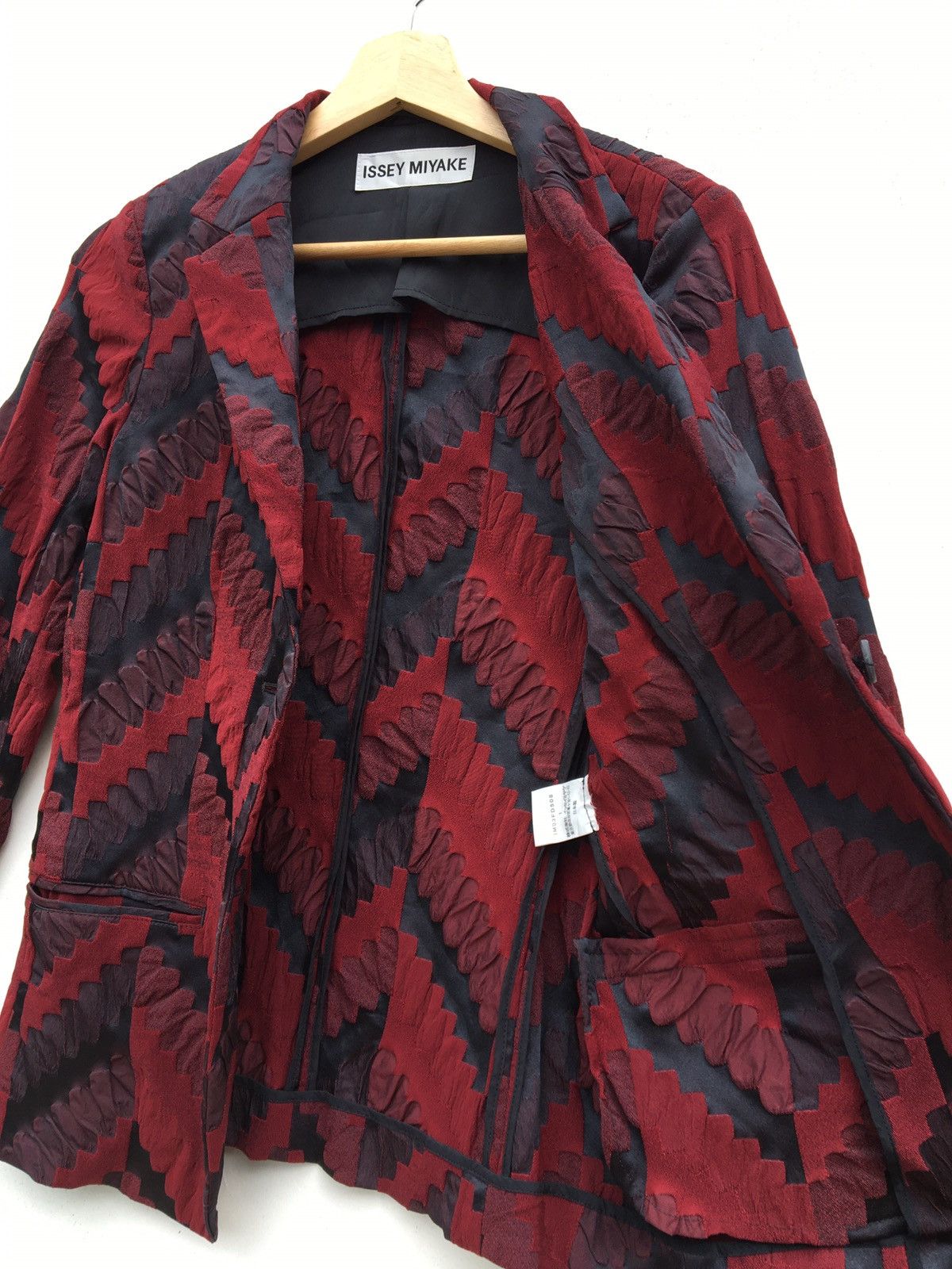 Issey Miyake Rare Issey Miyake Textured Blazer/ Jacket Size XS / US 0-2 / IT 36-38 - 10 Thumbnail