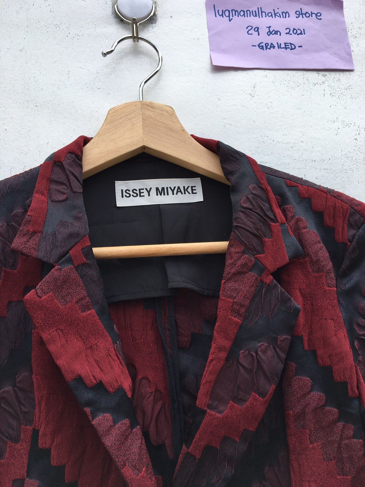 Issey Miyake Rare Issey Miyake Textured Blazer/ Jacket Size XS / US 0-2 / IT 36-38 - 8 Thumbnail