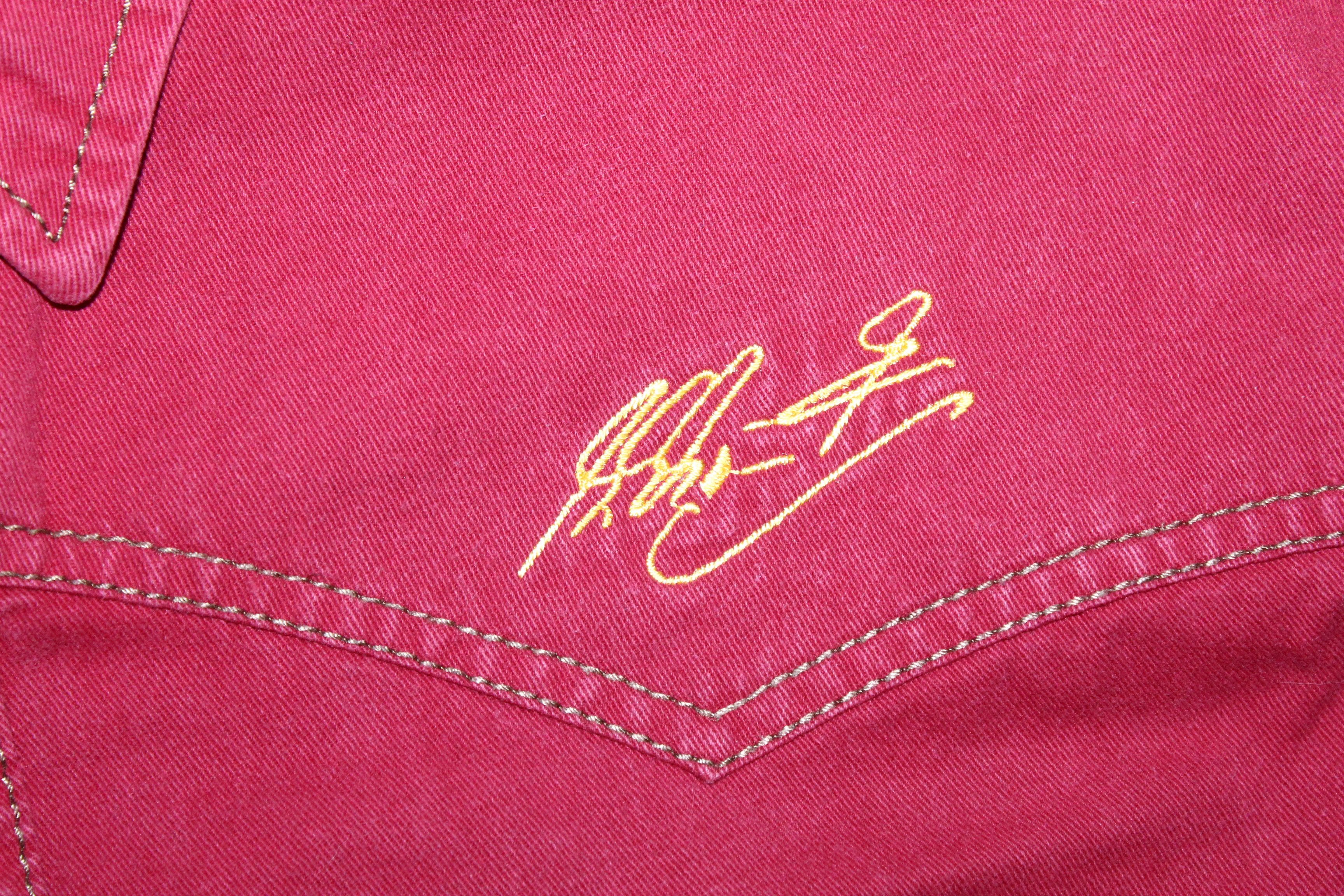 Ferrari 💥 Rare VTG 💥 M. Schumacher World Champion Denim Shirt Size US L / EU 52-54 / 3 - 7 Thumbnail