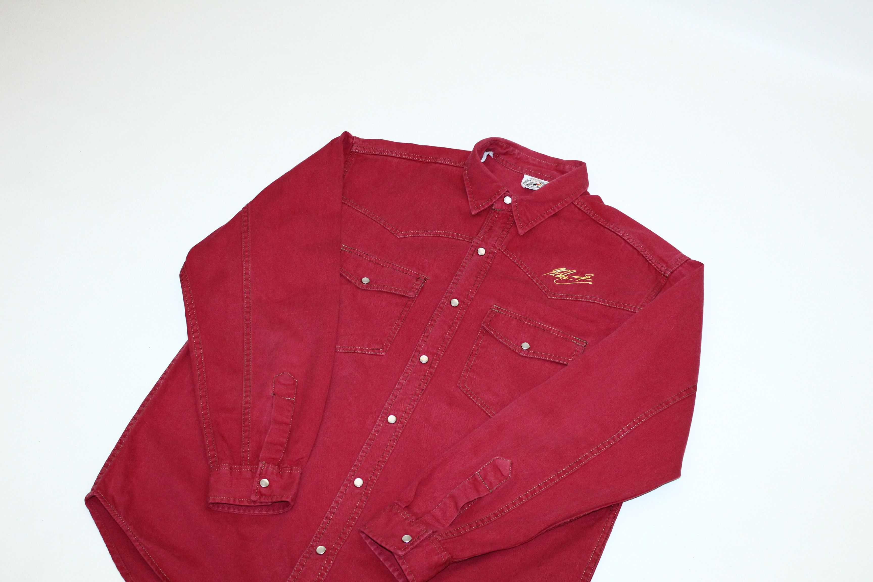 Ferrari 💥 Rare VTG 💥 M. Schumacher World Champion Denim Shirt Size US L / EU 52-54 / 3 - 5 Thumbnail