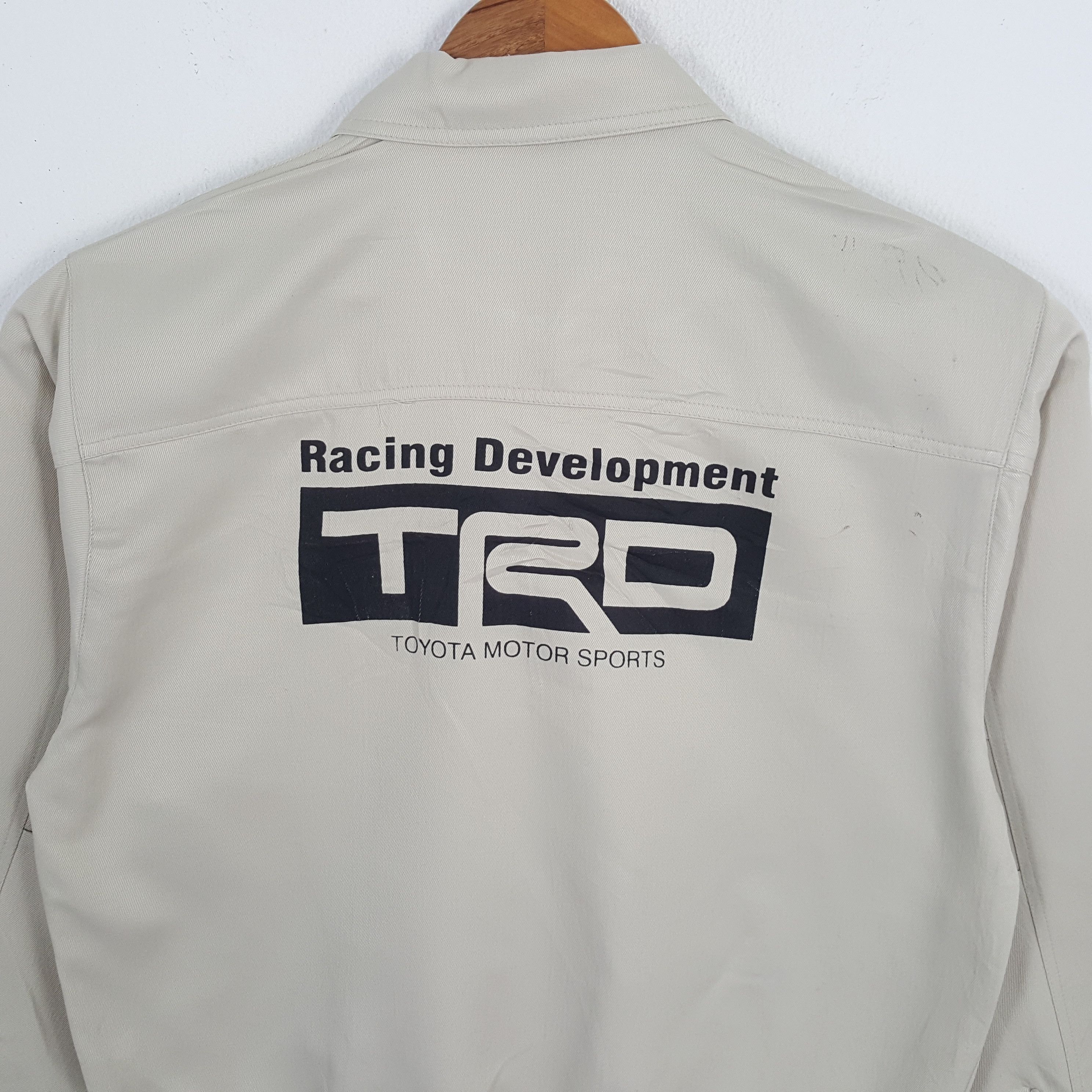 Japanese Brand × Vintage Vintage TRD TOYOTA MOTORSPORTS Custom Jacket Size US M / EU 48-50 / 2 - 2 Thumbnail