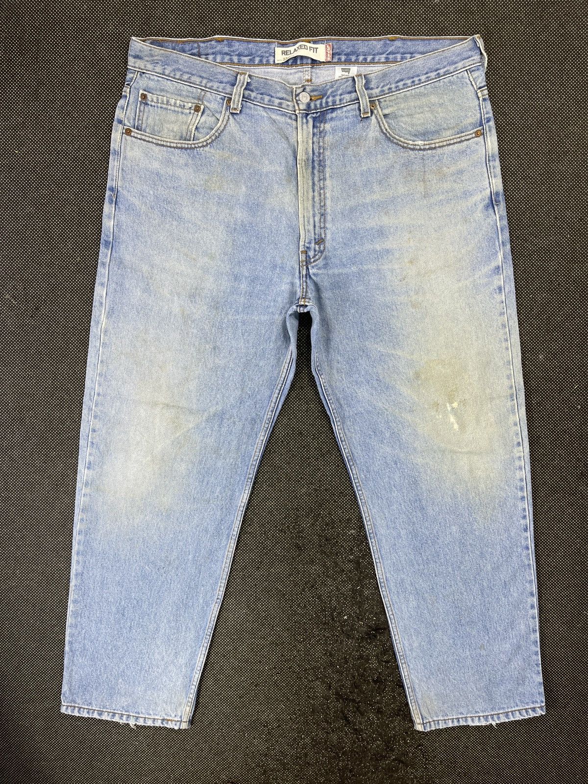 image of Light Wash Vintage Levis 550 Jeans - J475 in Blue, Men's (Size 41)