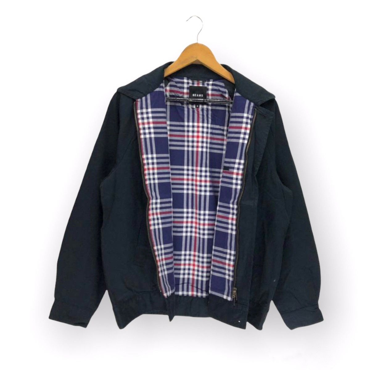 Beams Plus × Japanese Brand × Vintage Vintage Beams Zipper Jacket Windbreaker Beams Japanese Style Size US M / EU 48-50 / 2 - 7 Thumbnail