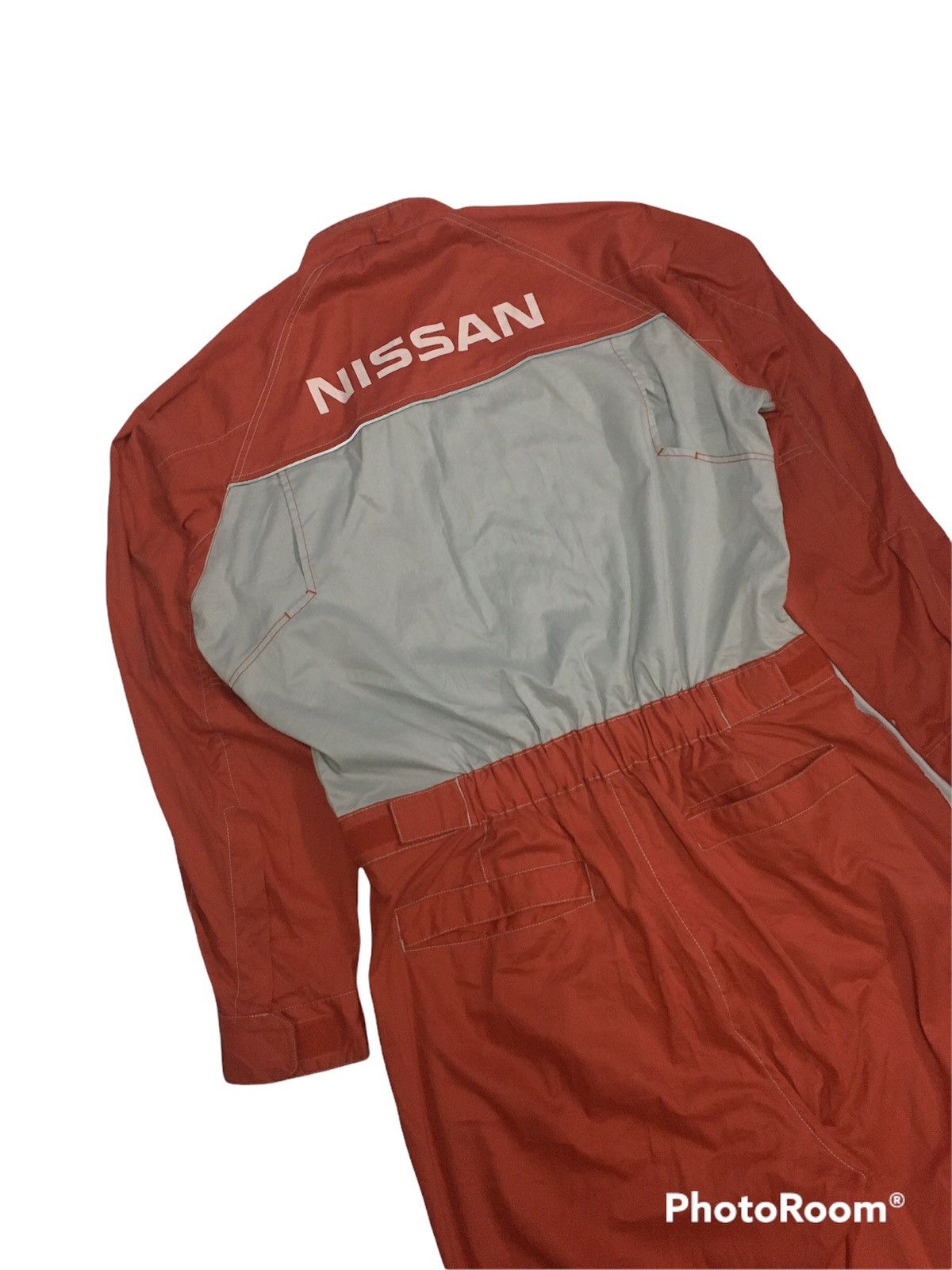 Japanese Brand × Vintage Vintage 90’s Coverall NISSAN Jumpsuit Fit L to XL Size US 35 - 9 Thumbnail