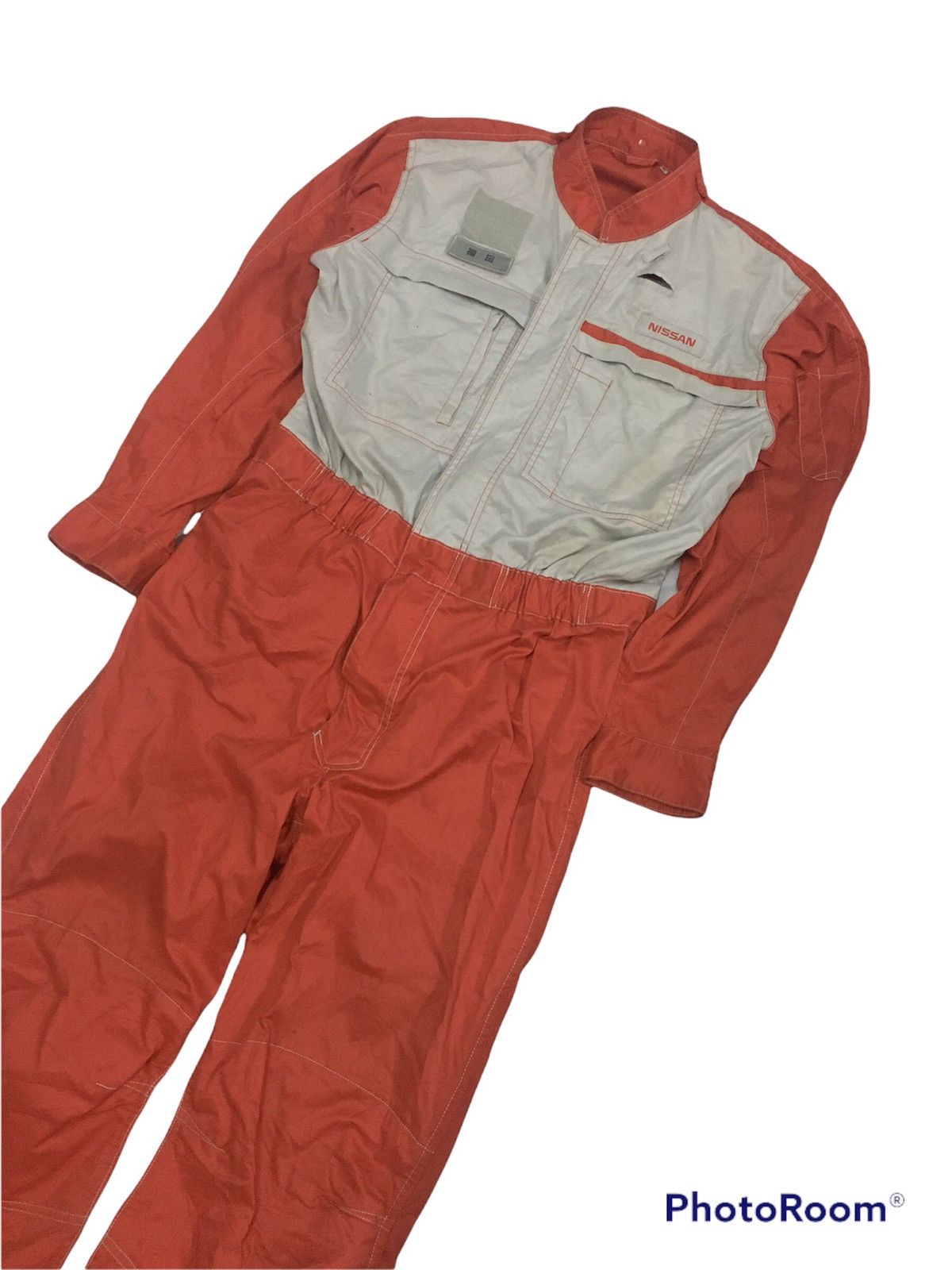 Japanese Brand × Vintage Vintage 90’s Coverall NISSAN Jumpsuit Fit L to XL Size US 35 - 5 Thumbnail