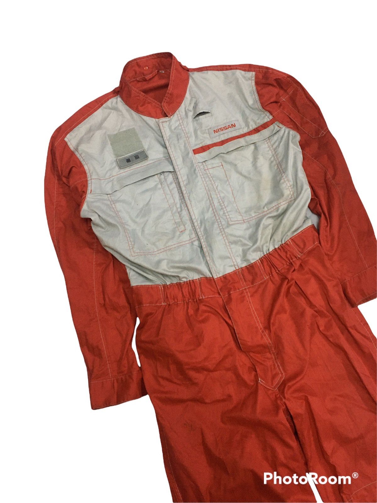 Japanese Brand × Vintage Vintage 90’s Coverall NISSAN Jumpsuit Fit L to XL Size US 35 - 4 Thumbnail