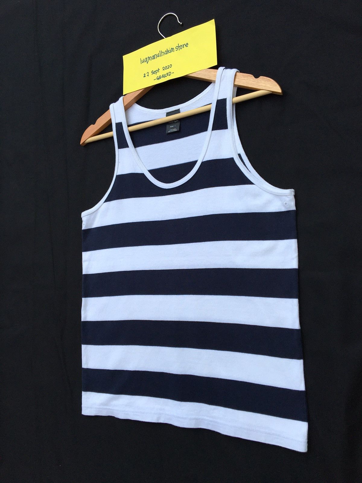 Number (N)ine Number Nine “Touch Me I’m Sick” Striped Singlet Size US S / EU 44-46 / 1 - 4 Thumbnail