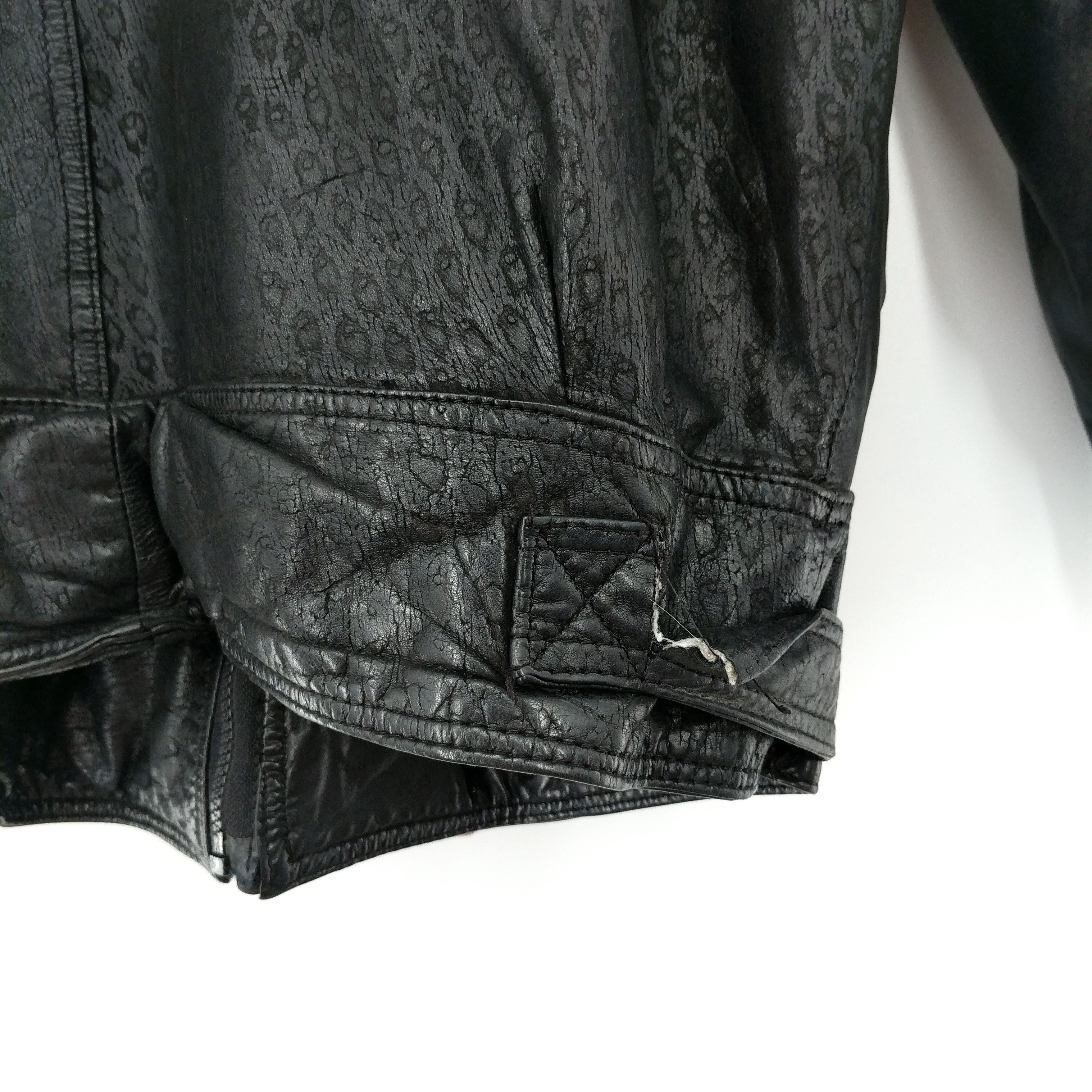 G-III × Vintage Vintage G-III Leather Distressed Motorcycle Bomber Jacket Size US M / EU 48-50 / 2 - 7 Thumbnail