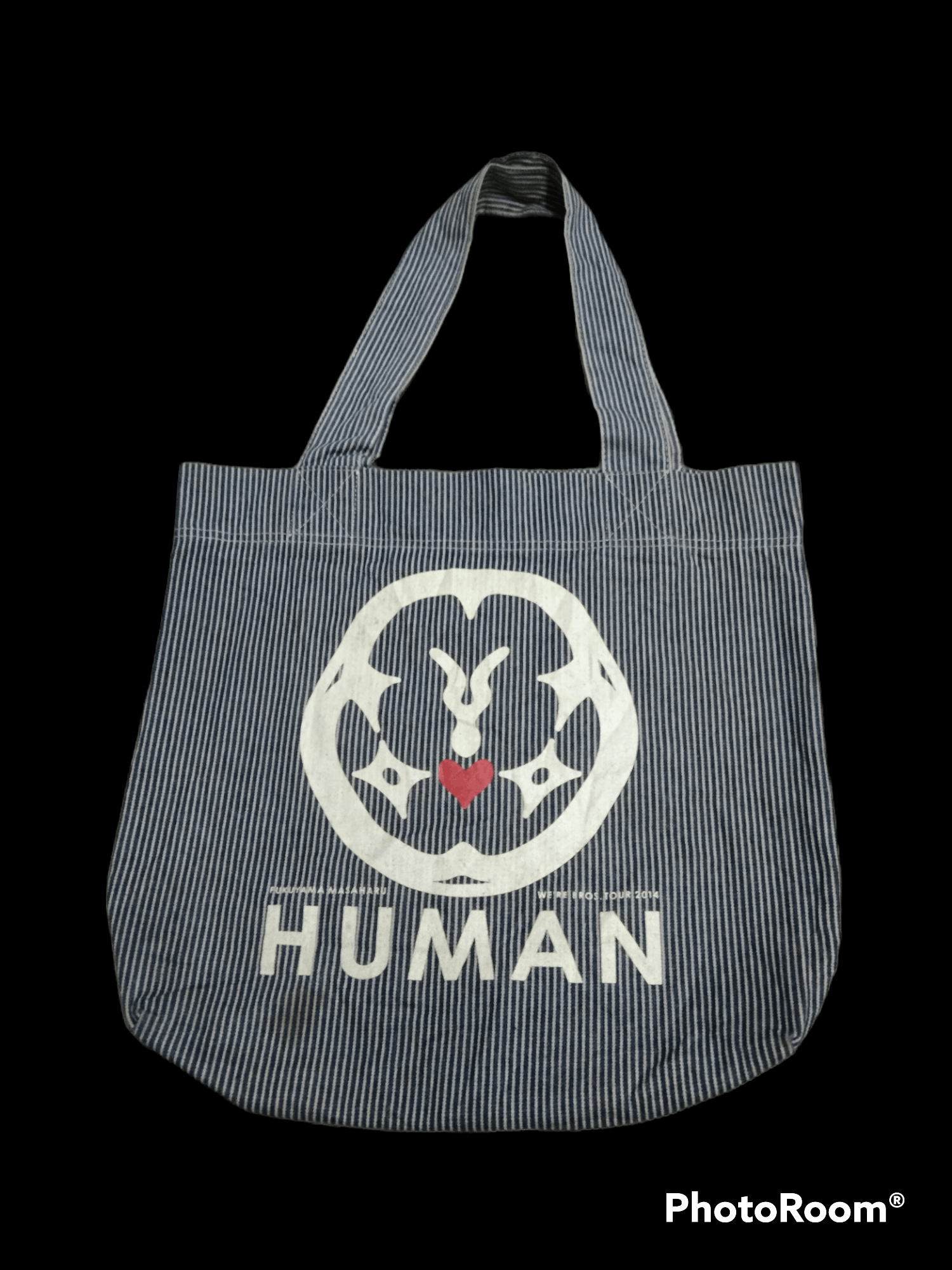 Art Comes First × OVER THE STRiPES JAPANESE SINGER FUKUYAMA MASAHARU HUMAN HICKORY TOTE Size ONE SIZE - 1 Thumbnail