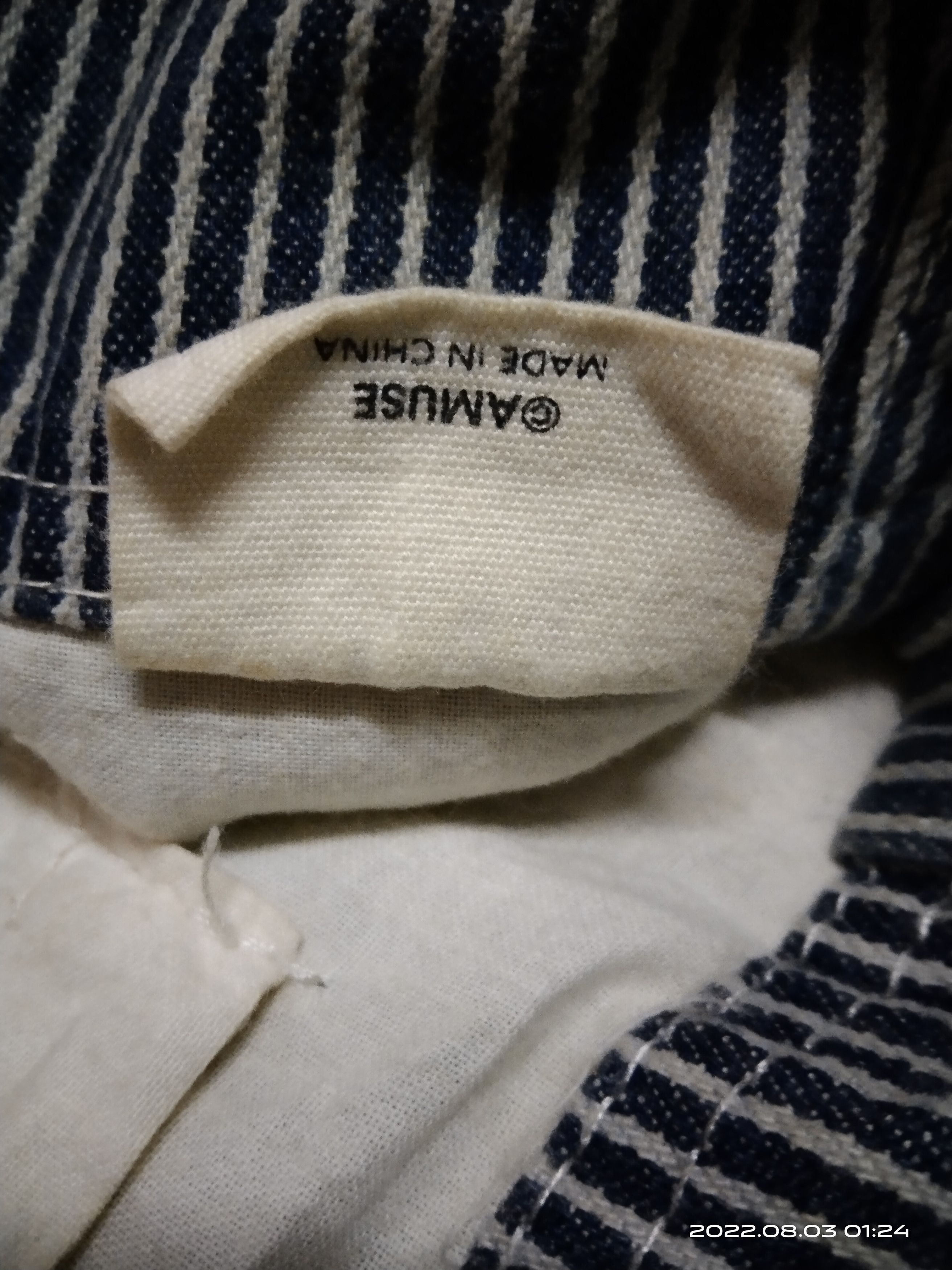 Art Comes First × OVER THE STRiPES JAPANESE SINGER FUKUYAMA MASAHARU HUMAN HICKORY TOTE Size ONE SIZE - 7 Thumbnail