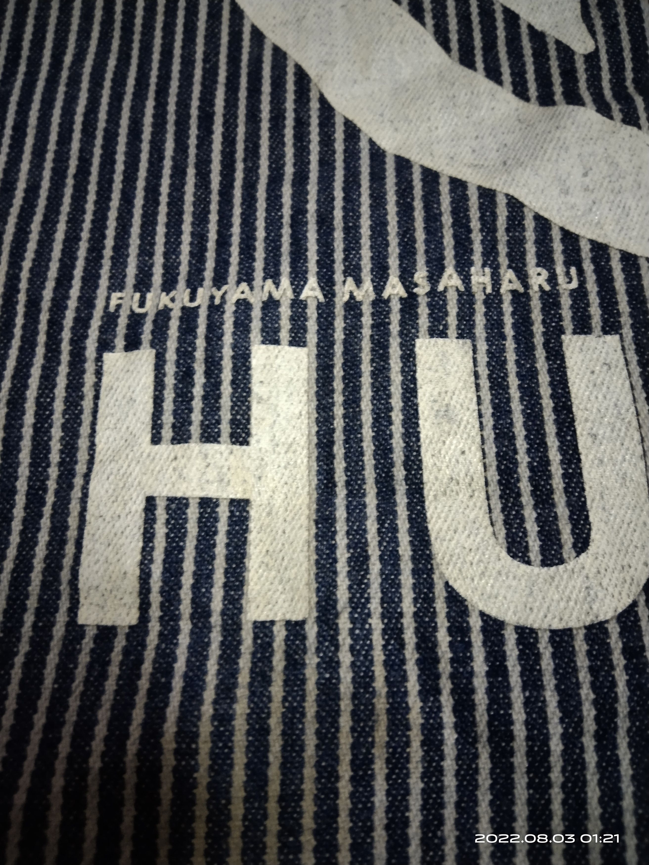 Art Comes First × OVER THE STRiPES JAPANESE SINGER FUKUYAMA MASAHARU HUMAN HICKORY TOTE Size ONE SIZE - 3 Thumbnail