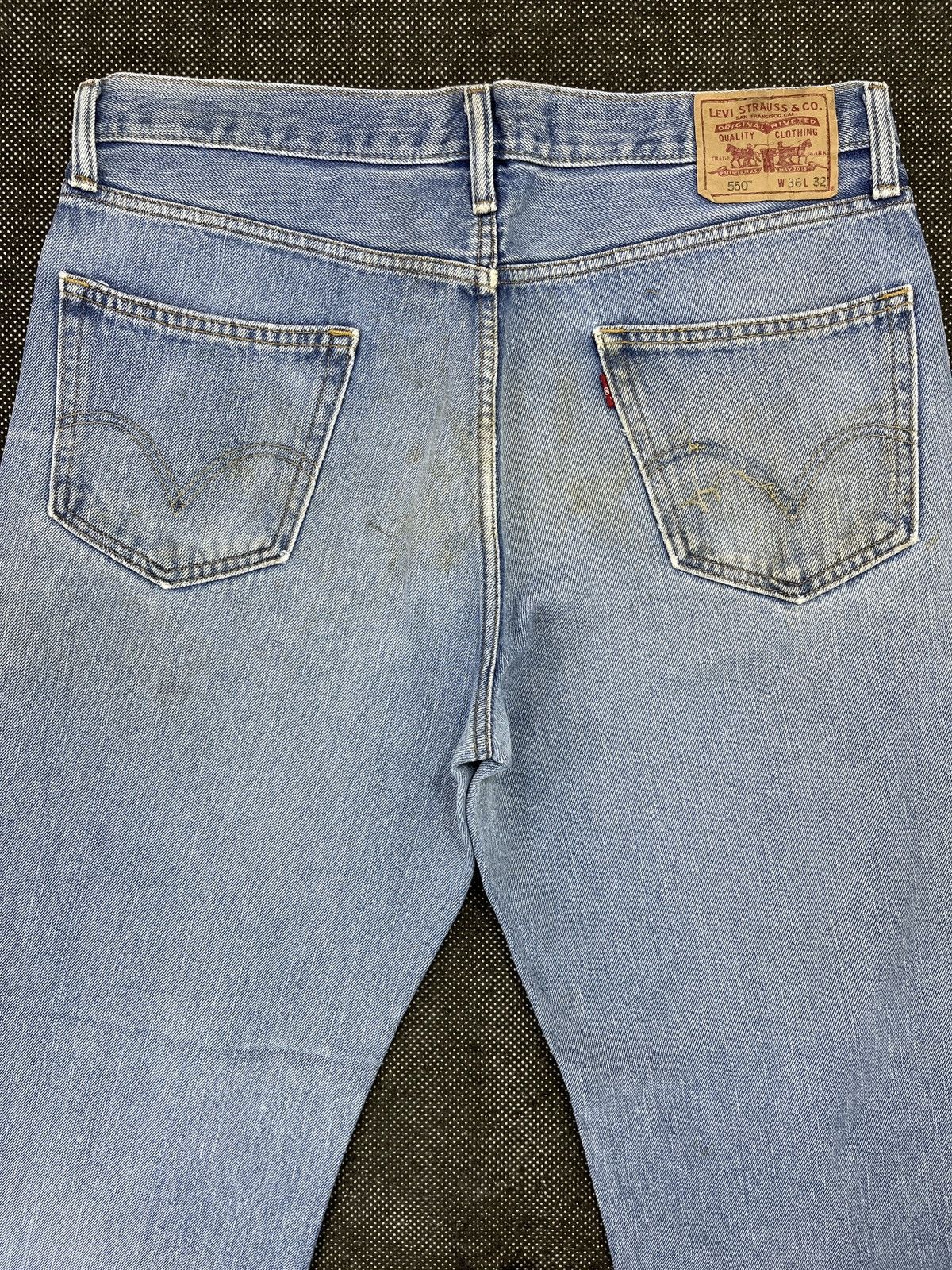 Levi's Vintage Levis 550 Light Wash Jeans - J463 Size US 38 / EU 54 - 4 Thumbnail