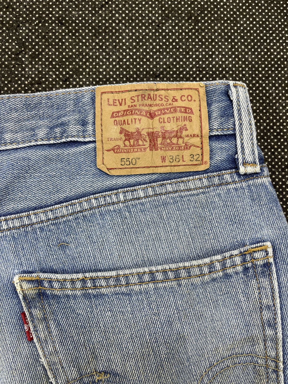 Levi's Vintage Levis 550 Light Wash Jeans - J463 Size US 38 / EU 54 - 10 Thumbnail