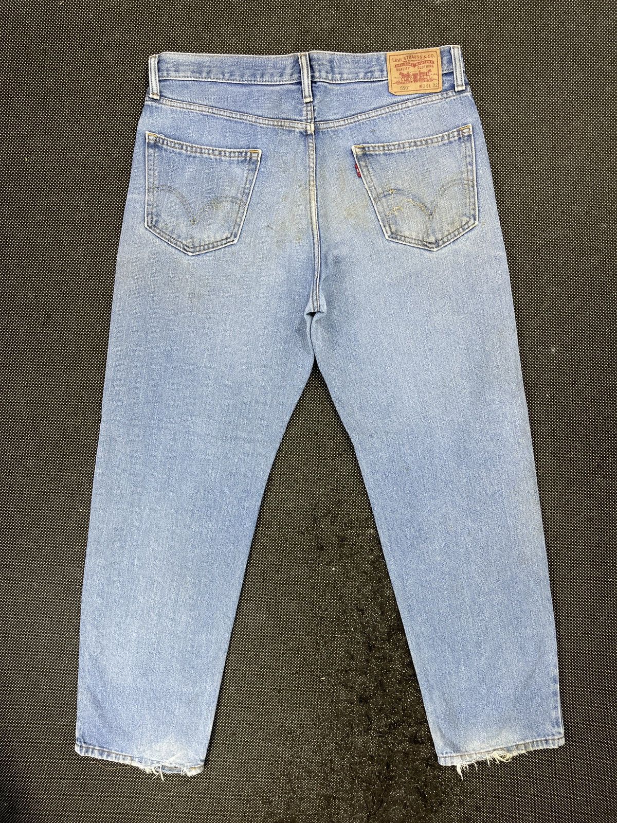 Levi's Vintage Levis 550 Light Wash Jeans - J463 Size US 38 / EU 54 - 2 Thumbnail