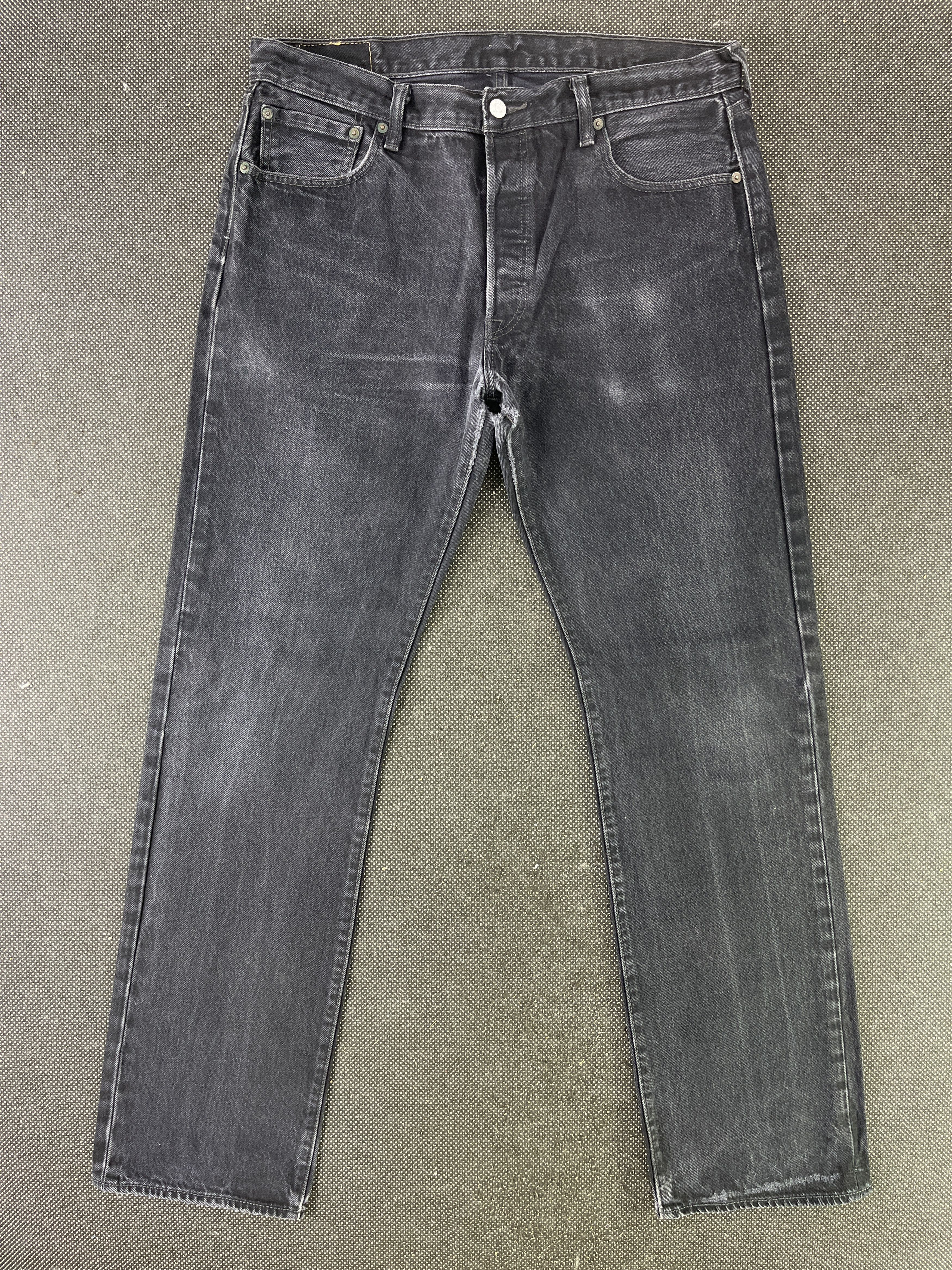 image of Levis x Vintage Levi's 501 Earth Tone Jeans - J278 in Black, Men's (Size 37)
