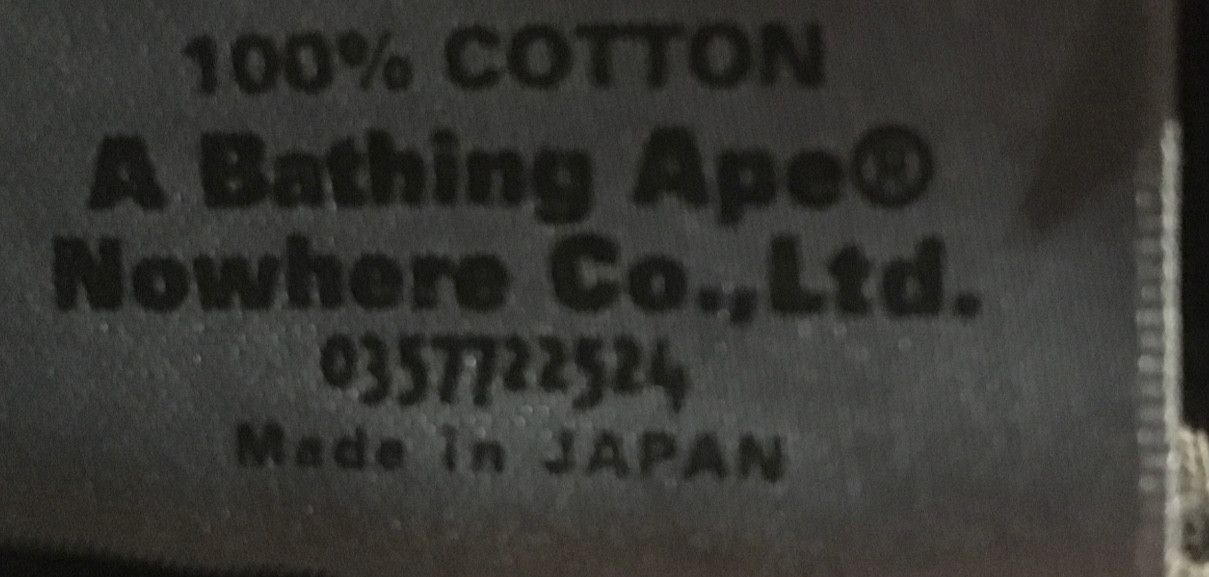 Bape Bape Tee Size US S / EU 44-46 / 1 - 4 Thumbnail