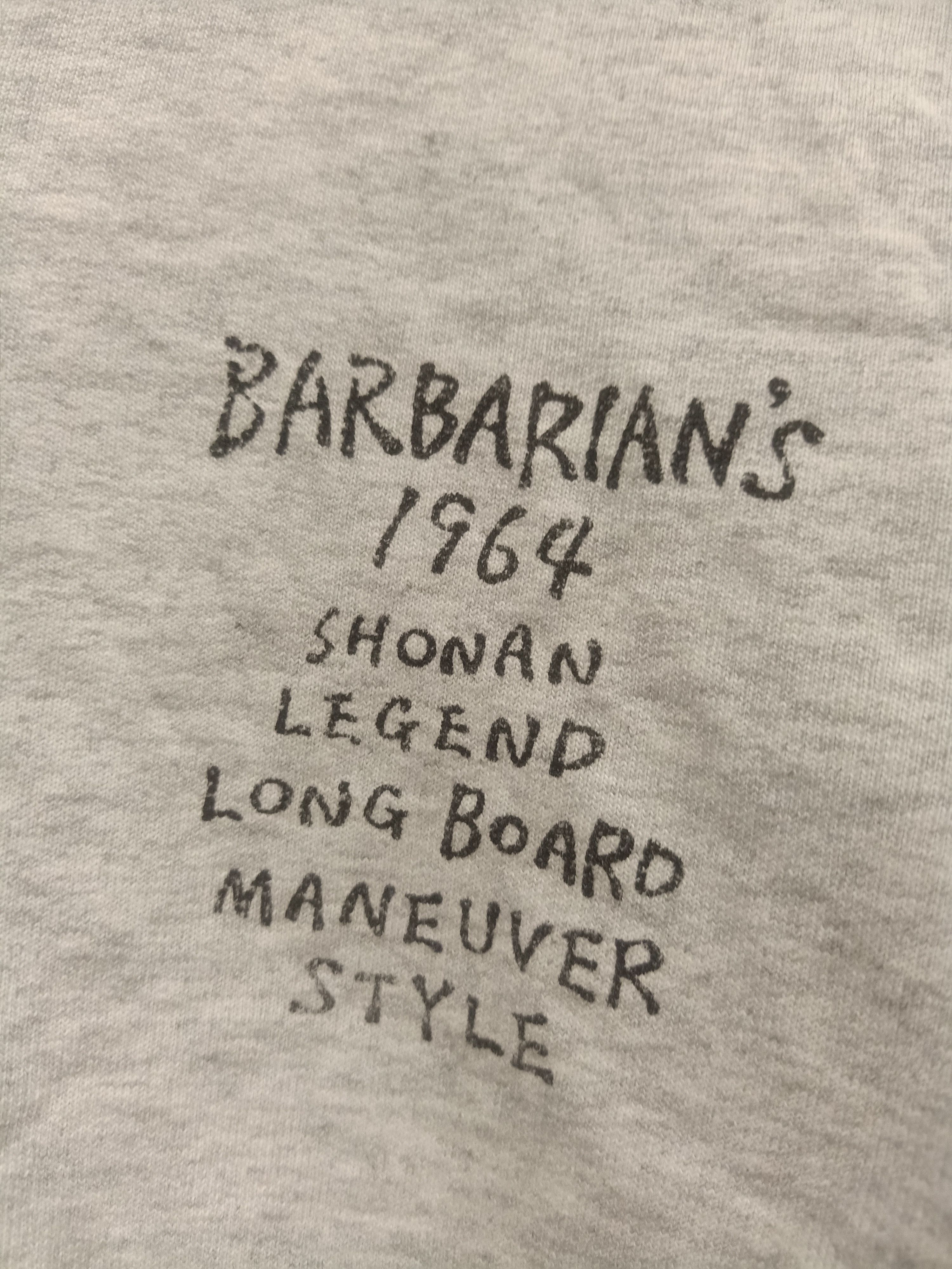 Barbarian × Vintage vintage 90s sweatshirt barbarian's made in usa Size US S / EU 44-46 / 1 - 3 Thumbnail