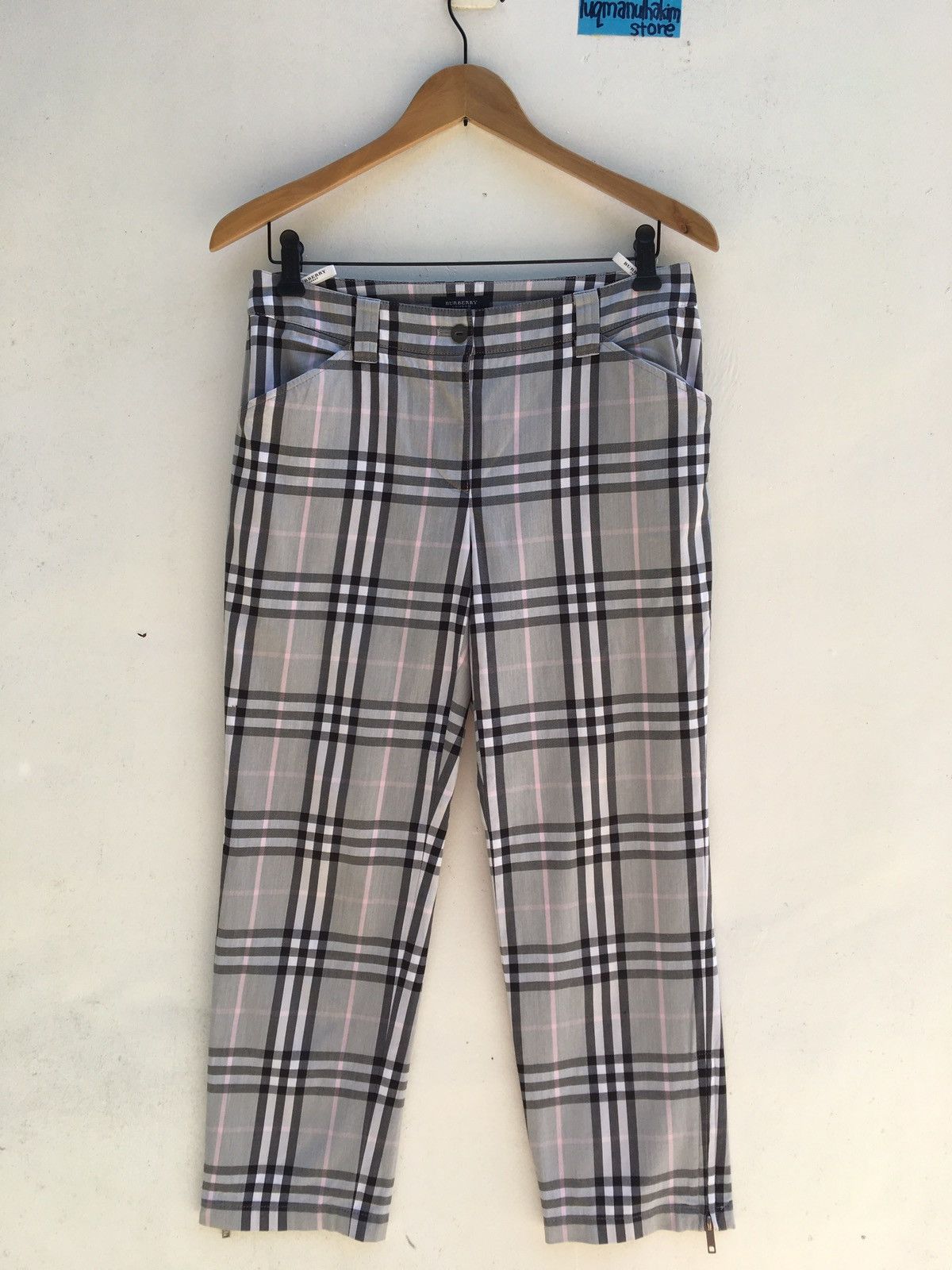 Burberry Nova Check Cotton Pant