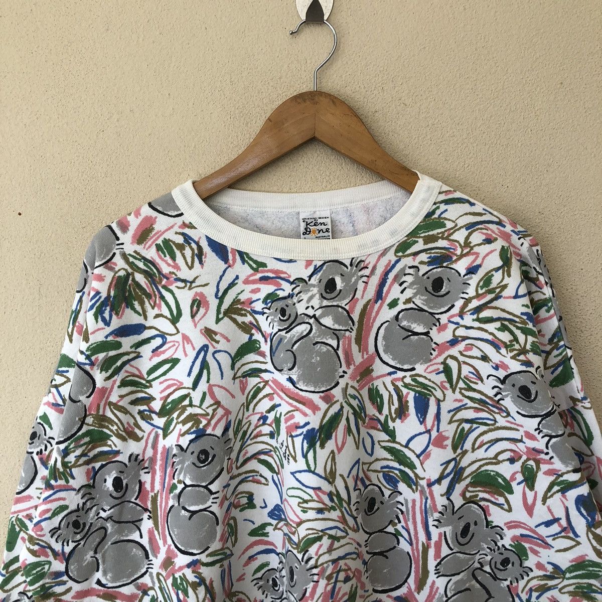 Japanese Brand VINTAGE 1986 KEN DONE RARE ART DESIGN SWEATSHIRT Size US L / EU 52-54 / 3 - 3 Thumbnail
