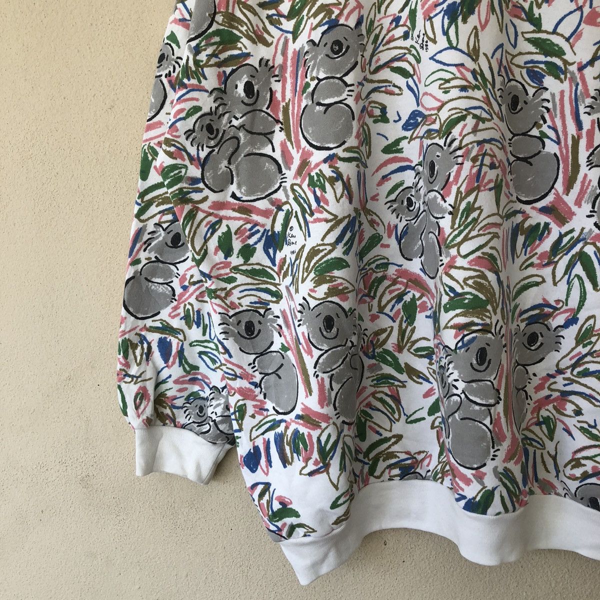 Japanese Brand VINTAGE 1986 KEN DONE RARE ART DESIGN SWEATSHIRT Size US L / EU 52-54 / 3 - 5 Thumbnail