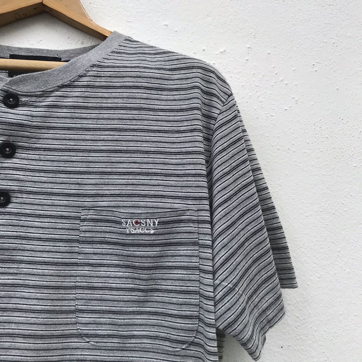 Yohji Yamamoto Yohji Yamamoto Sacsny Ysaccs Spellout Shirt Japan L Size US L / EU 52-54 / 3 - 5 Thumbnail