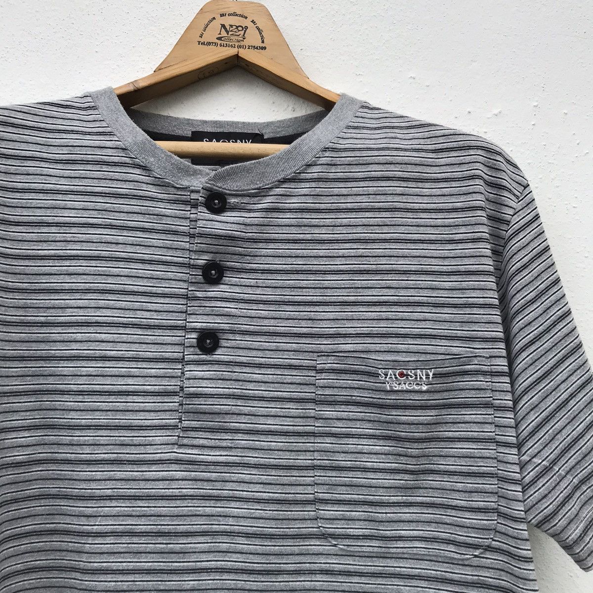 Yohji Yamamoto Yohji Yamamoto Sacsny Ysaccs Spellout Shirt Japan L Size US L / EU 52-54 / 3 - 3 Thumbnail
