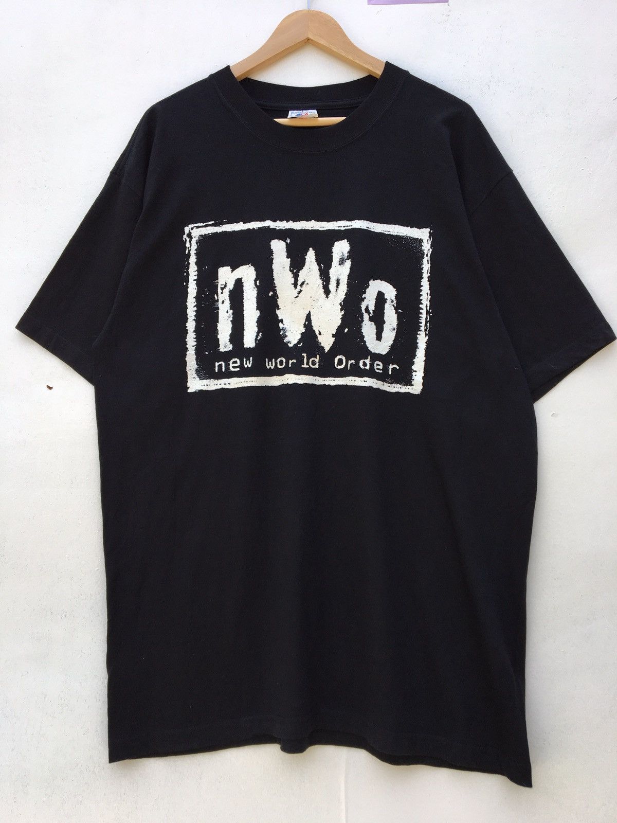 Vintage Vintage 90s Wrestling - New World Order Big Logo T-Shirt Size US XL / EU 56 / 4 - 4 Thumbnail