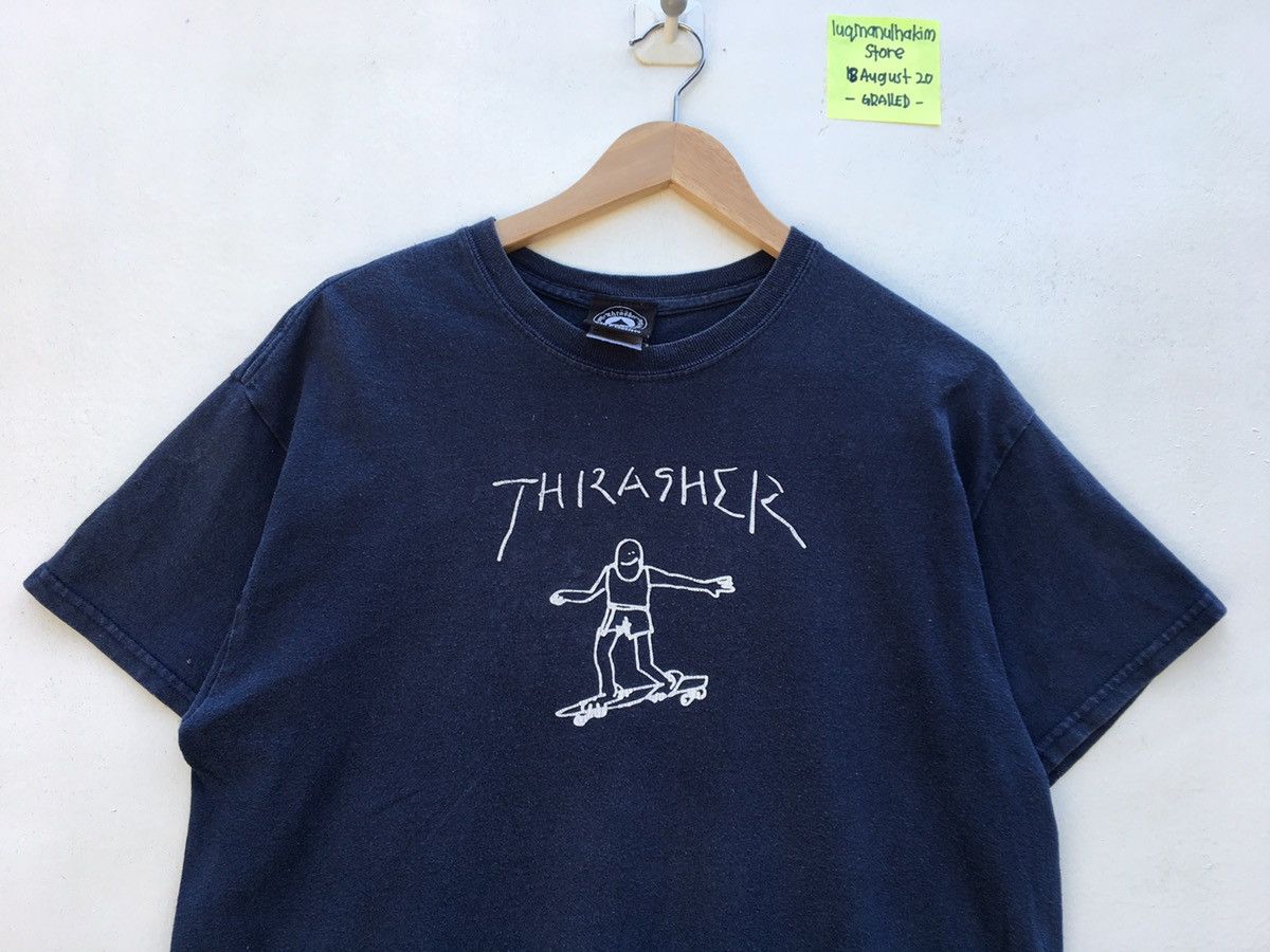 Thrasher Vintage Thrasher Skateboard San Francisco Streetwear Size US M / EU 48-50 / 2 - 2 Thumbnail