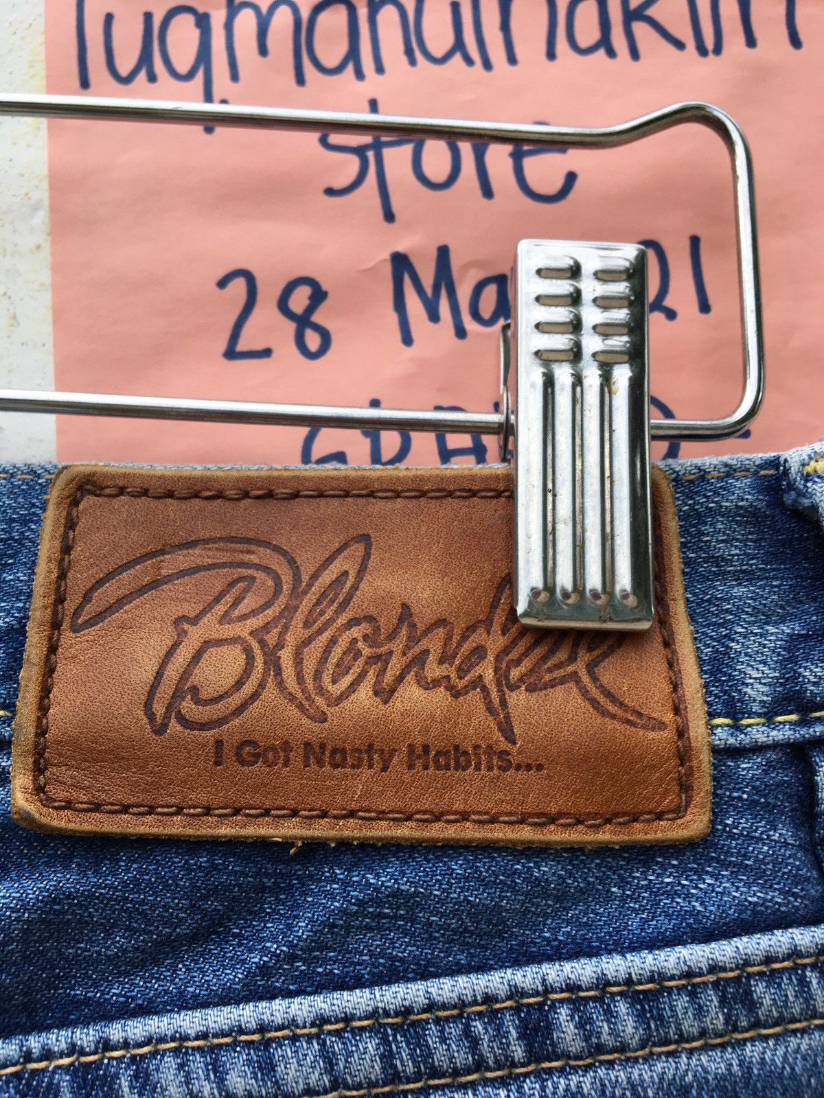 Hysteric Glamour Hysteric Blondie Band & Metal Spike Side Pocket Jean Size US 28 / EU 44 - 19 Thumbnail