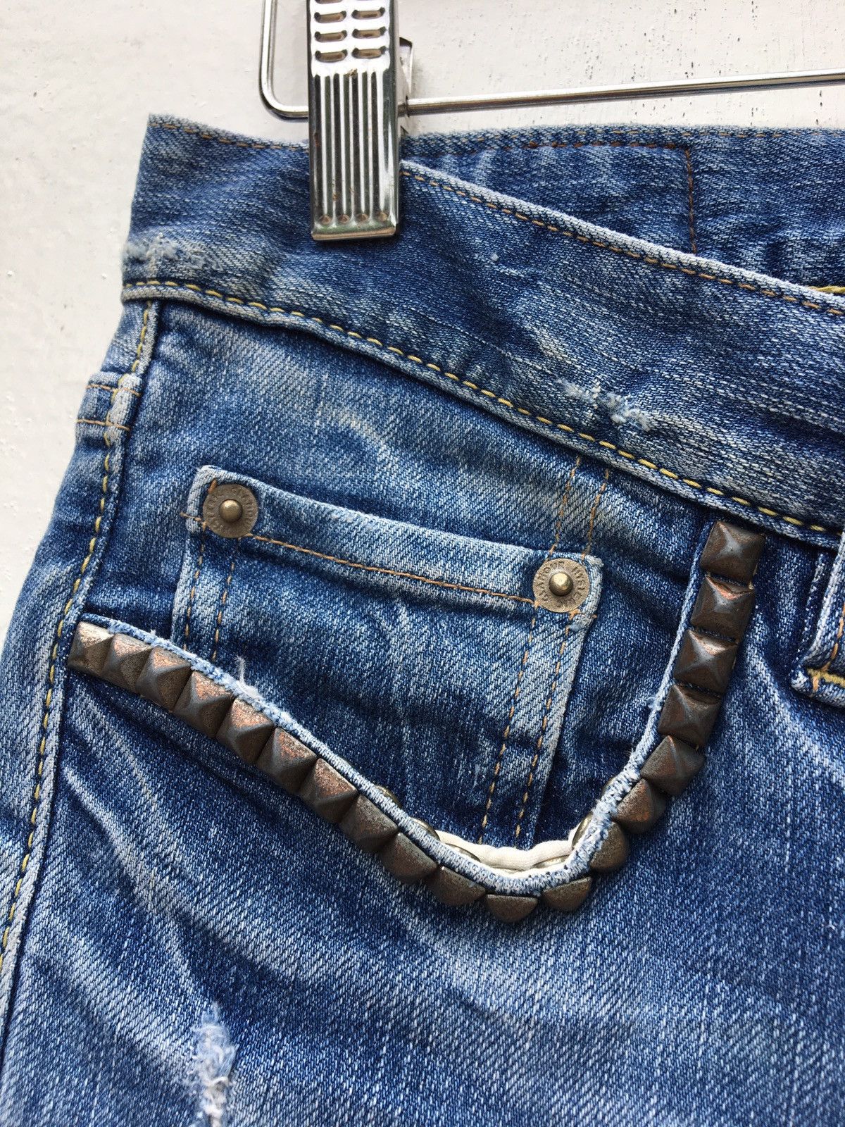 Hysteric Glamour Hysteric Blondie Band & Metal Spike Side Pocket Jean Size US 28 / EU 44 - 13 Thumbnail