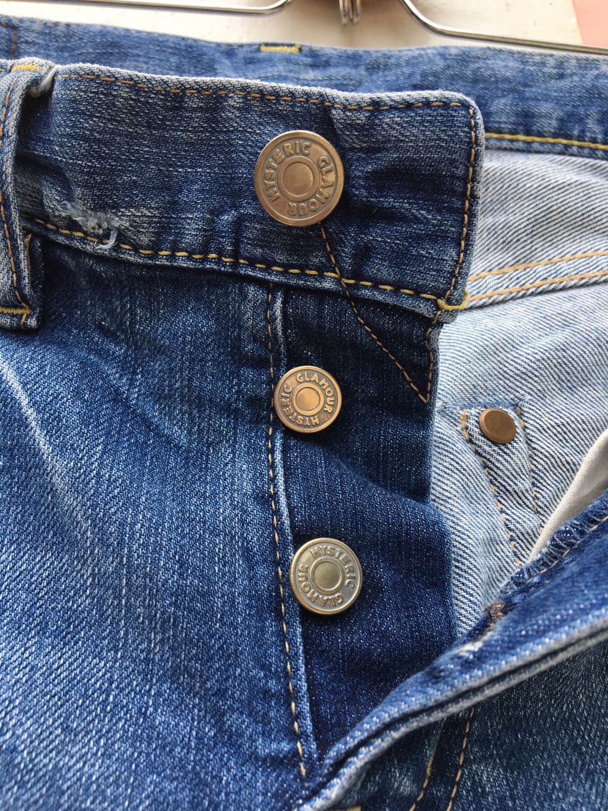 Hysteric Glamour Hysteric Blondie Band & Metal Spike Side Pocket Jean Size US 28 / EU 44 - 10 Thumbnail
