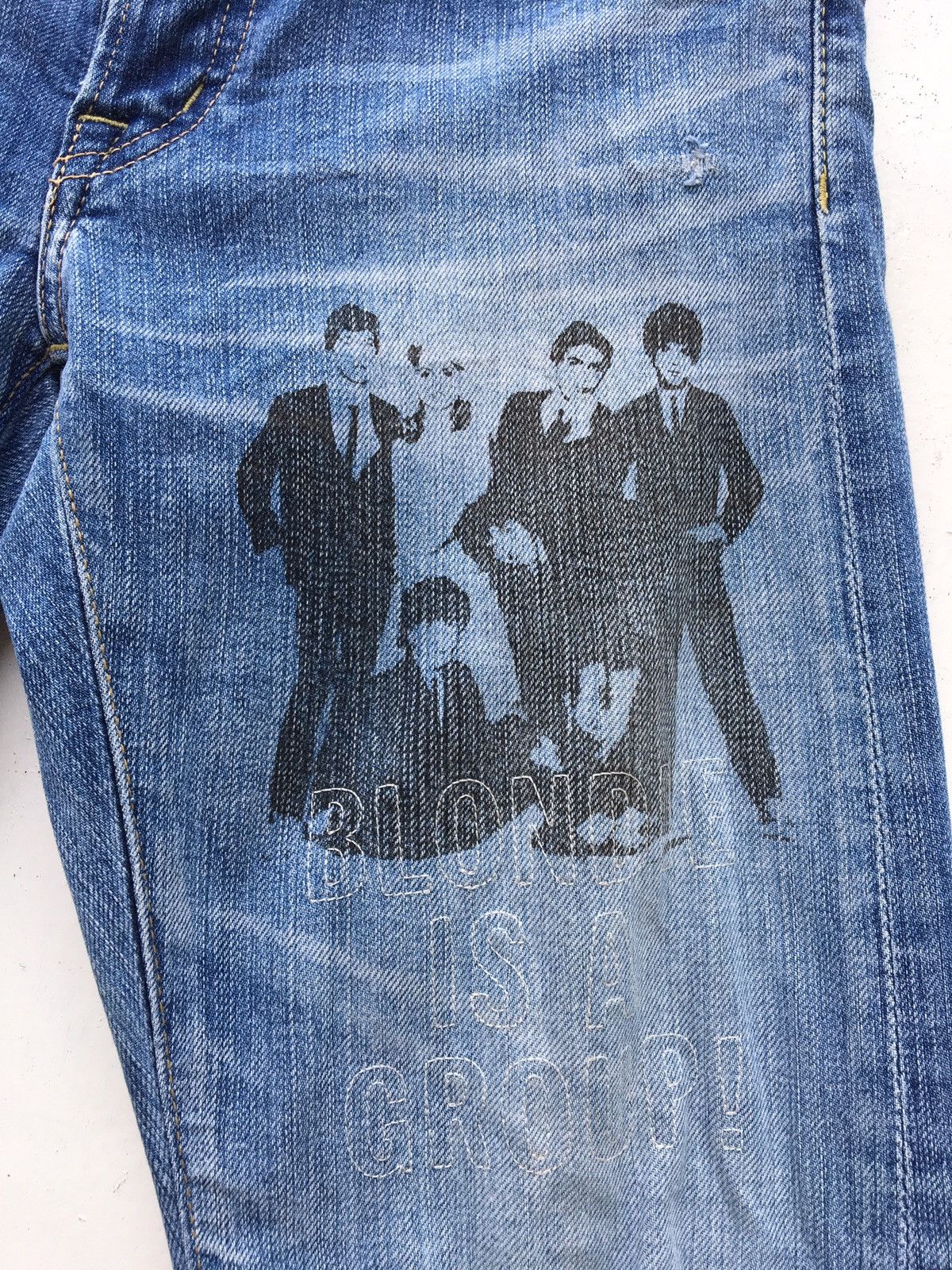 Hysteric Glamour Hysteric Blondie Band & Metal Spike Side Pocket Jean Size US 28 / EU 44 - 8 Thumbnail
