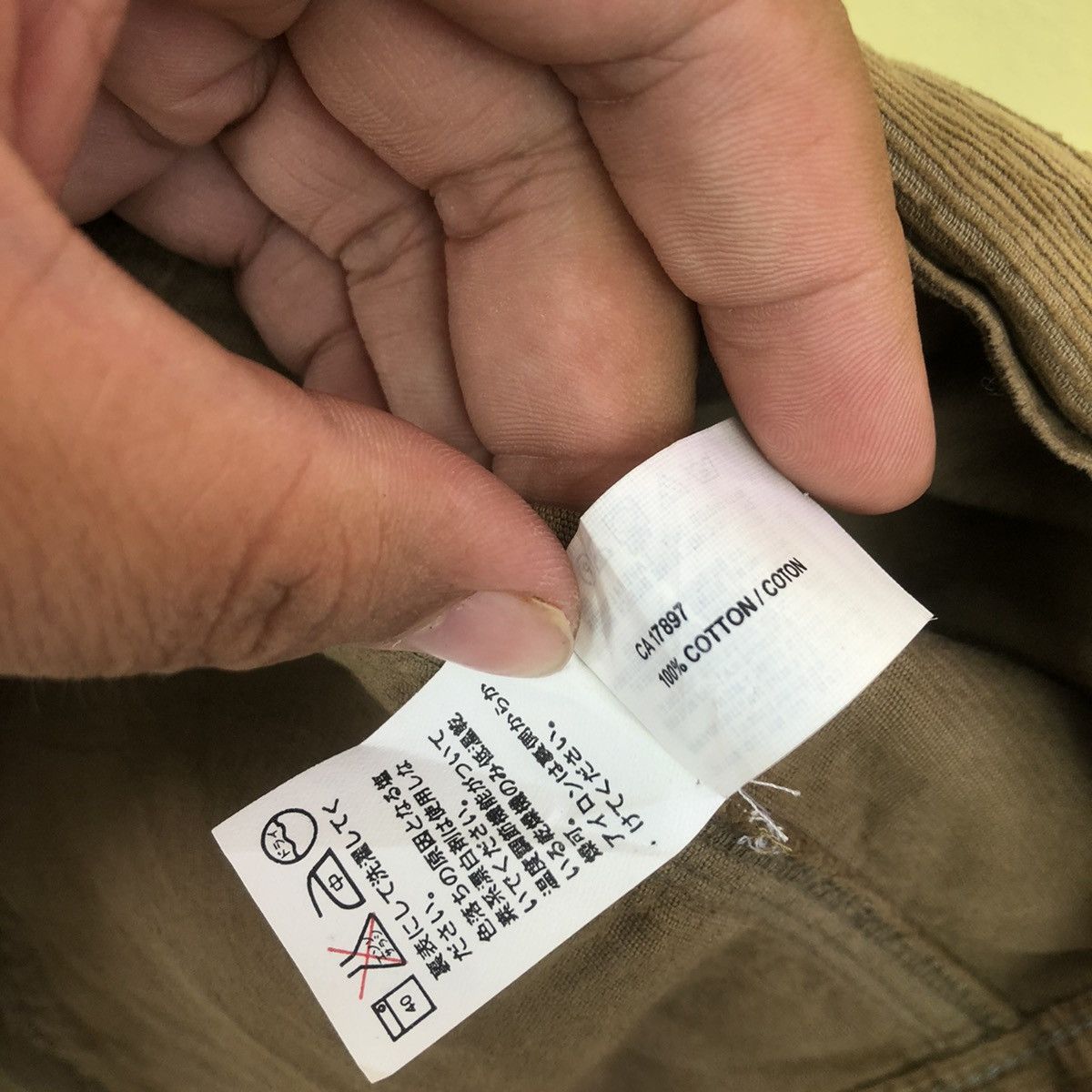 Japanese Brand Light Jacket Full Button Gap Corduroy Size US XL / EU 56 / 4 - 10 Thumbnail