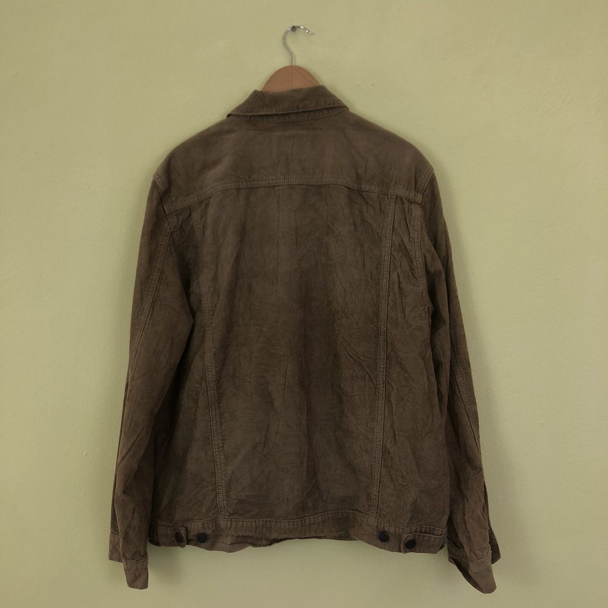 Japanese Brand Light Jacket Full Button Gap Corduroy Size US XL / EU 56 / 4 - 6 Thumbnail