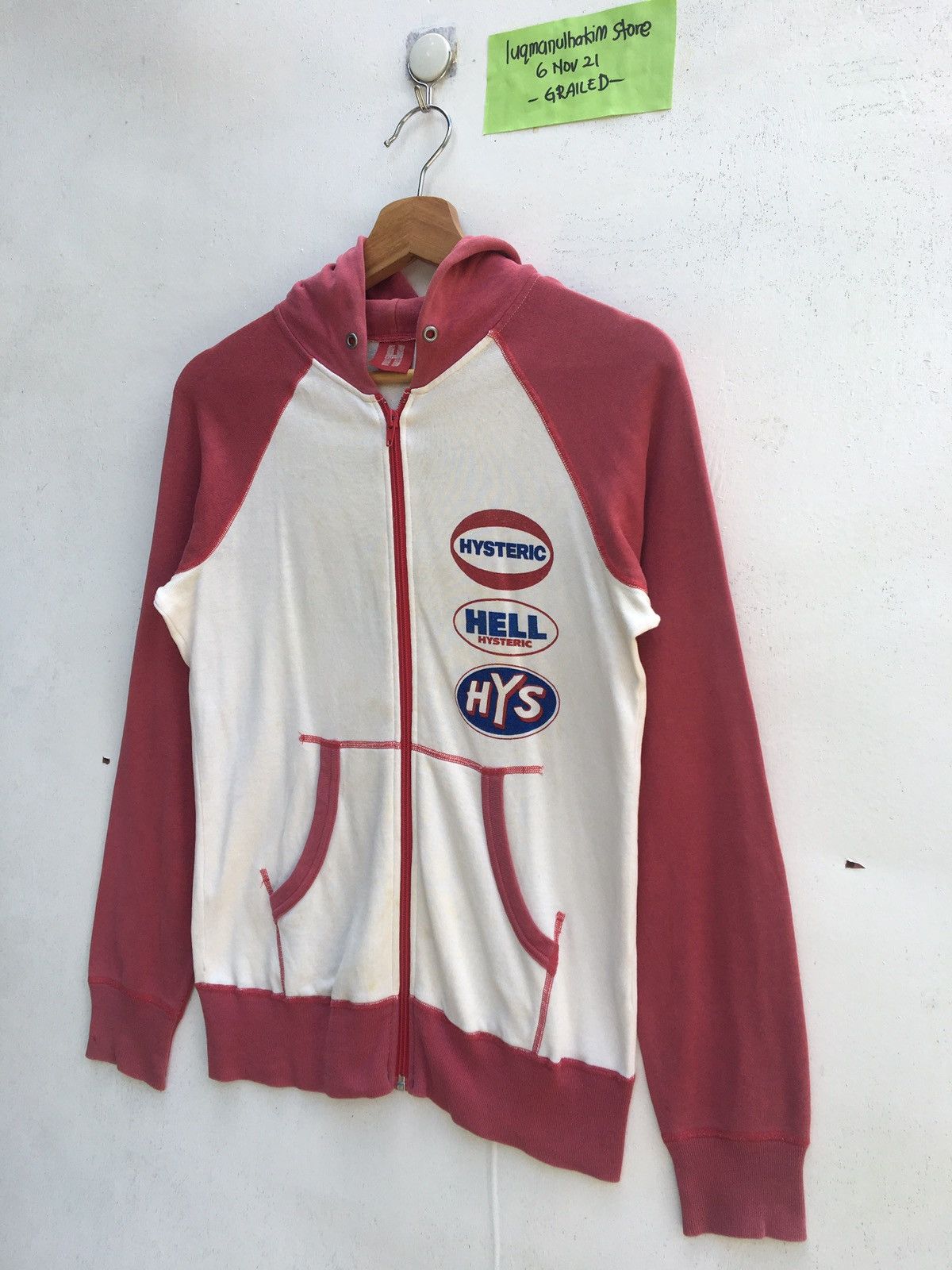 Hysteric Glamour Vintage Rare Hysteric Glamour Spellout Hoodie Size US S / EU 44-46 / 1 - 3 Thumbnail