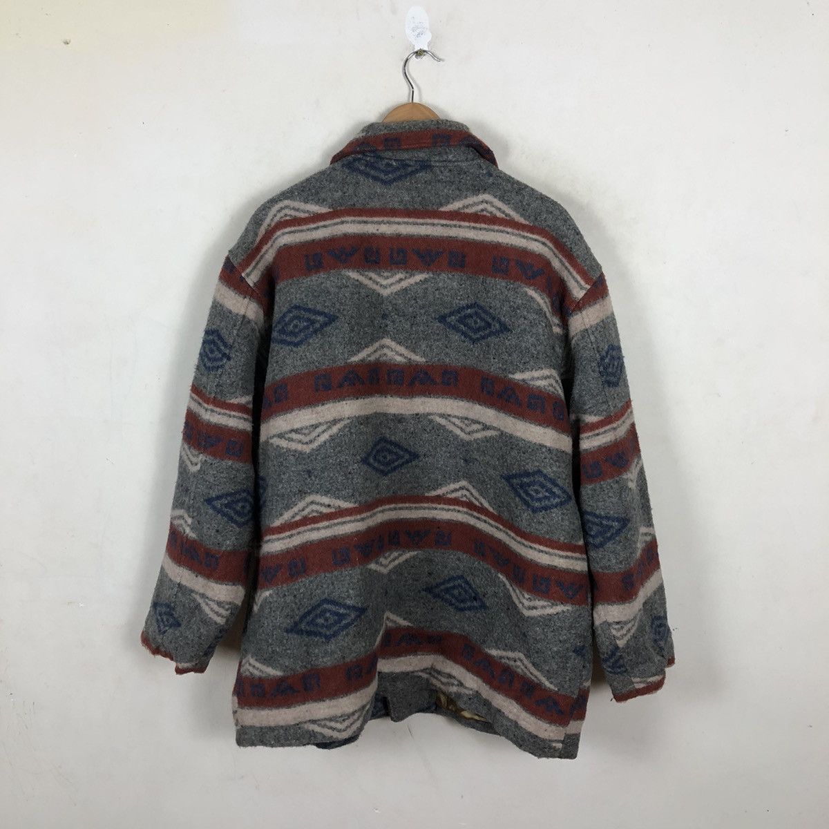 Japanese Brand VINTAGE WOOL AZTEC NAVAJO MANNISH DESIGN ISSEY MIYAKE JAPAN Size US M / EU 48-50 / 2 - 6 Thumbnail