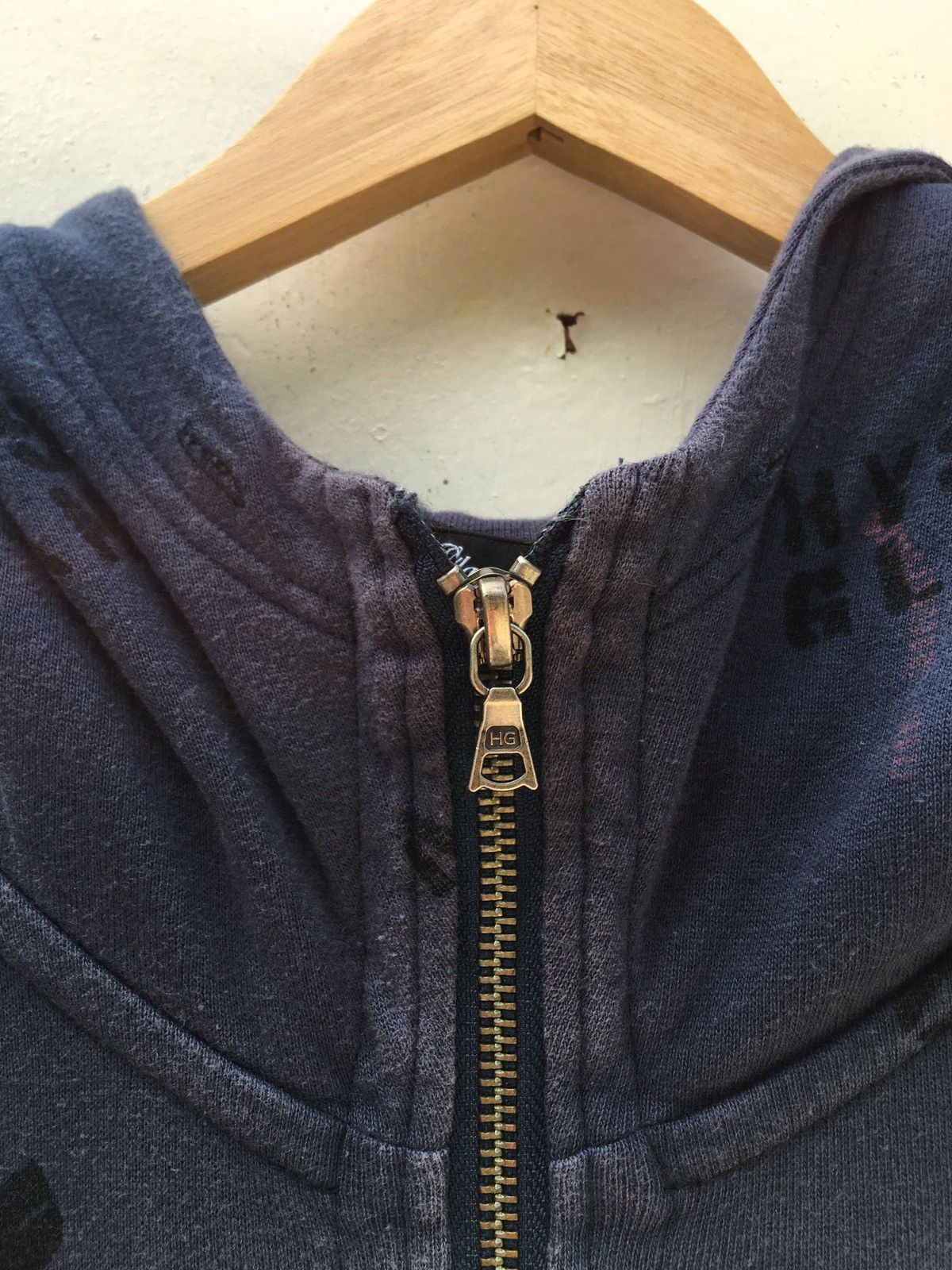 Hysteric Glamour Vintage Rare Hysteric Glamour Half Zip Up Hoodie Size US XS / EU 42 / 0 - 7 Thumbnail