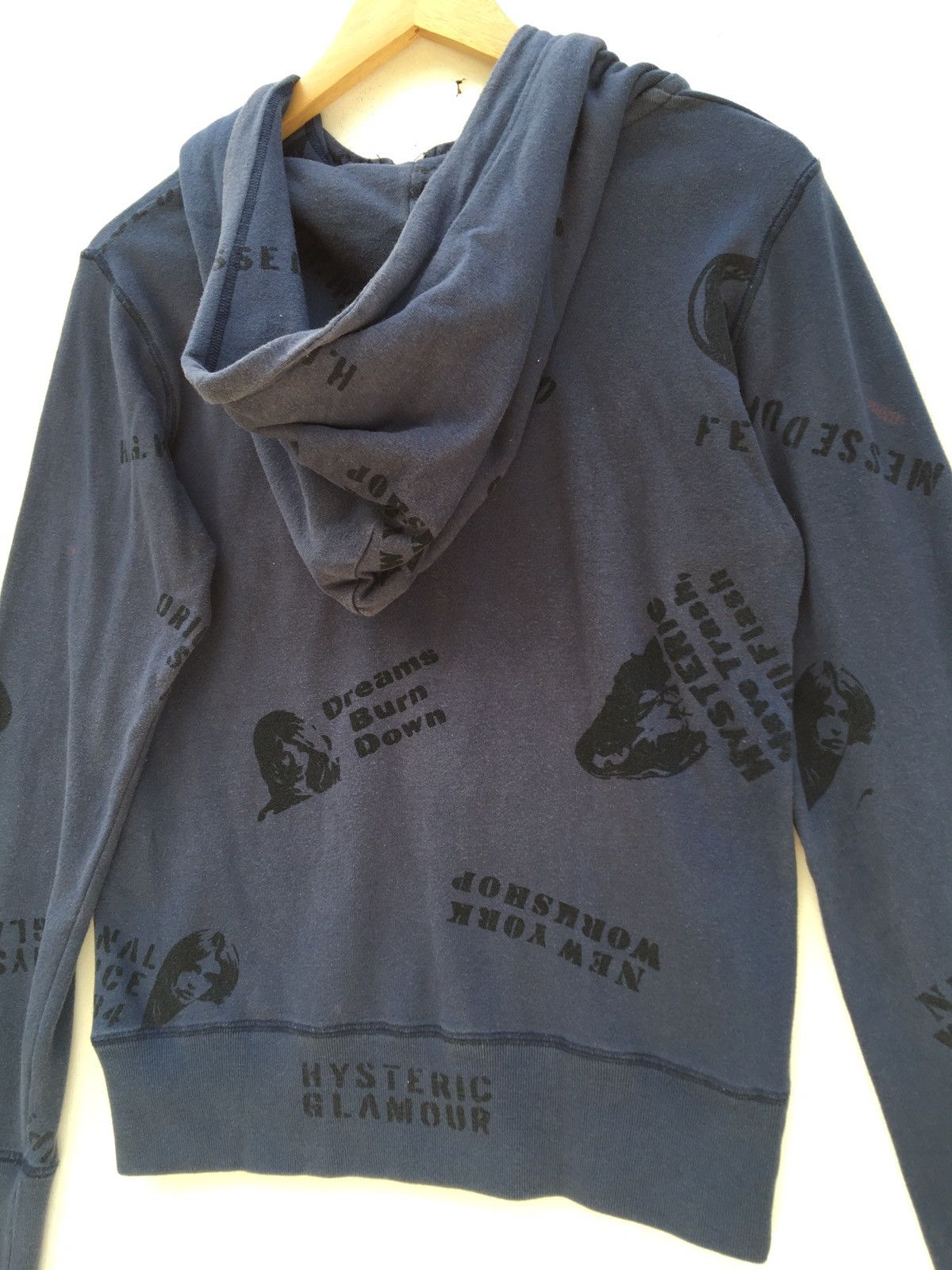 Hysteric Glamour Vintage Rare Hysteric Glamour Half Zip Up Hoodie Size US XS / EU 42 / 0 - 20 Thumbnail