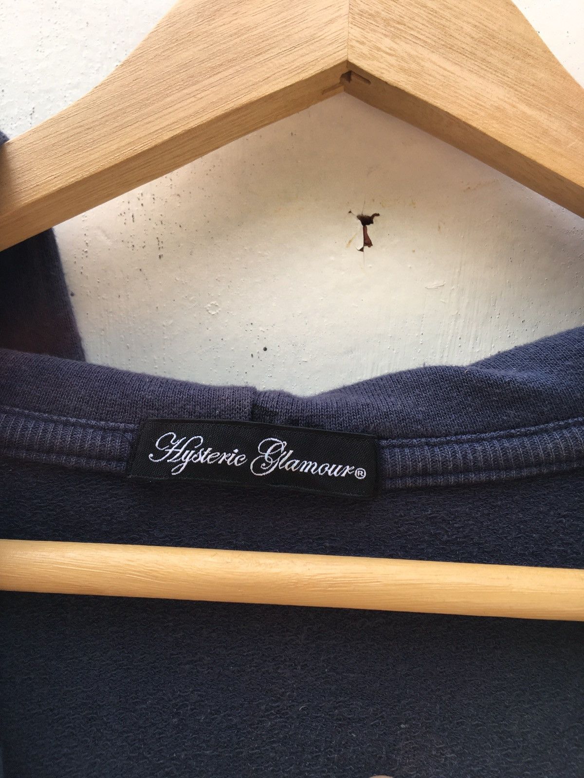Hysteric Glamour Vintage Rare Hysteric Glamour Half Zip Up Hoodie Size US XS / EU 42 / 0 - 9 Thumbnail