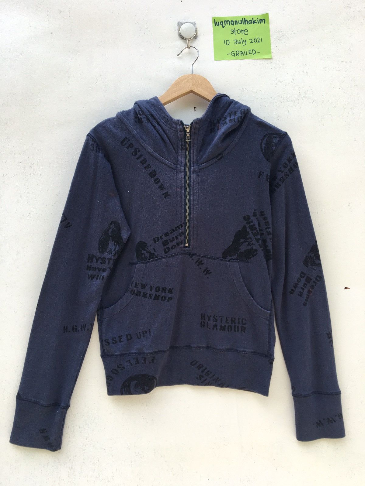 Hysteric Glamour Zip Up Hoodie | Grailed